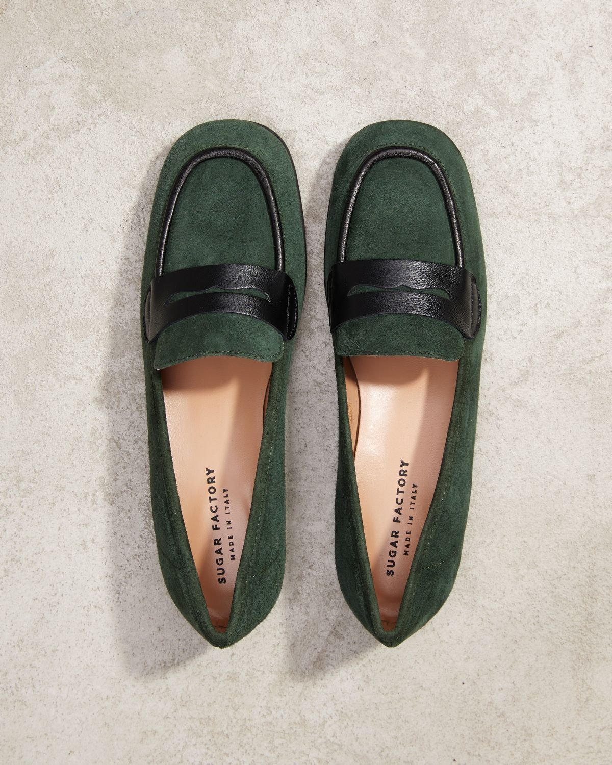 Зеленые замшевые лоферы - Image 3 of 4