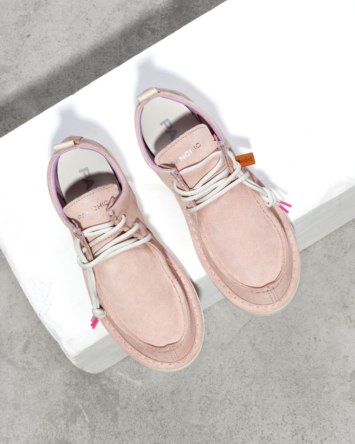 Светло-розовые замшевые мокасины - Image 2 of 6