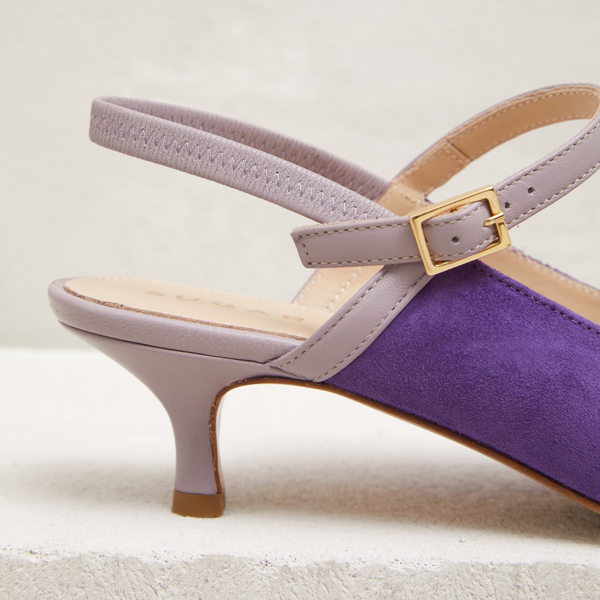 Фиолетовые замшевые туфли - Image 3 of 5