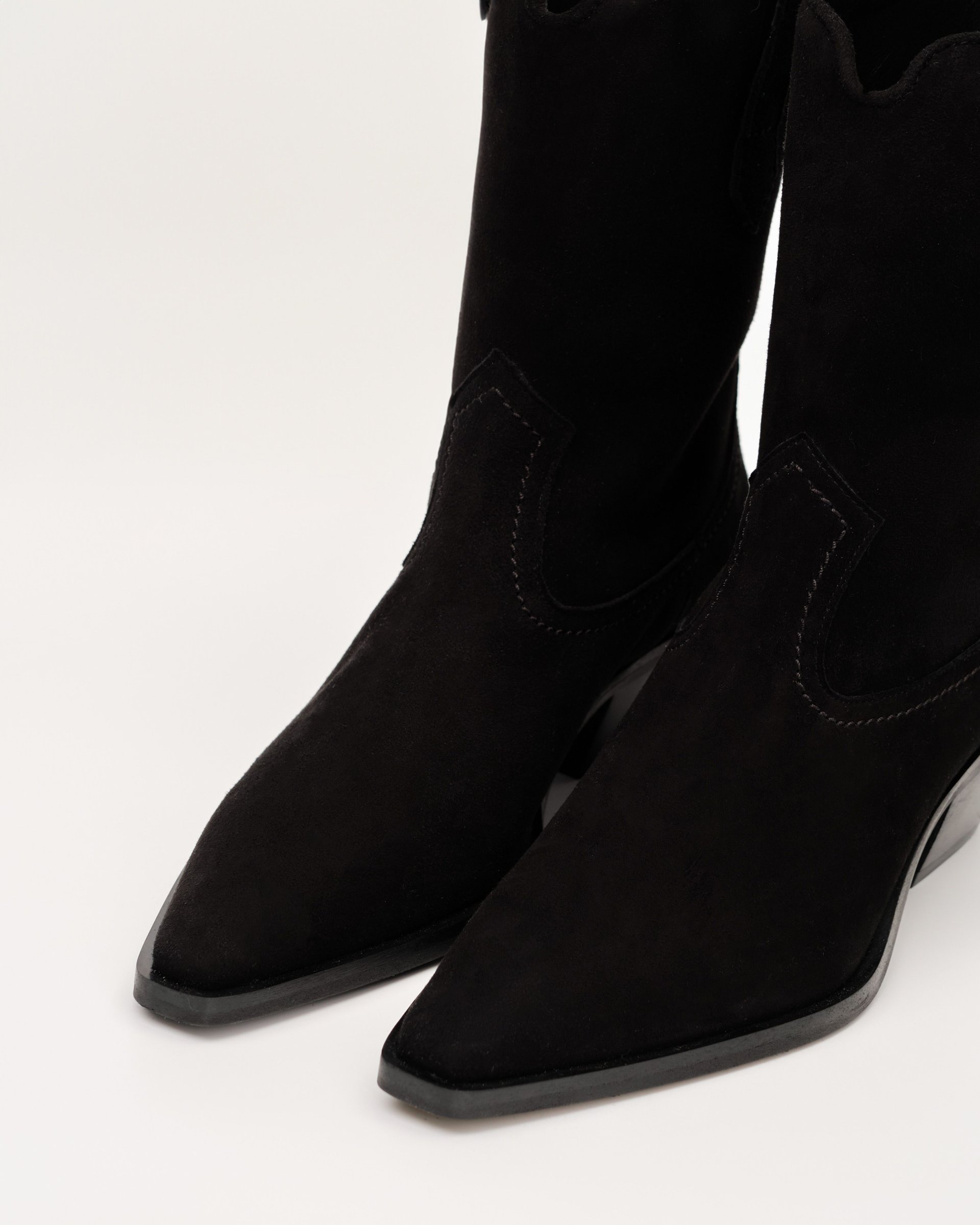 Черные замшевые казаки - Image 4 of 6