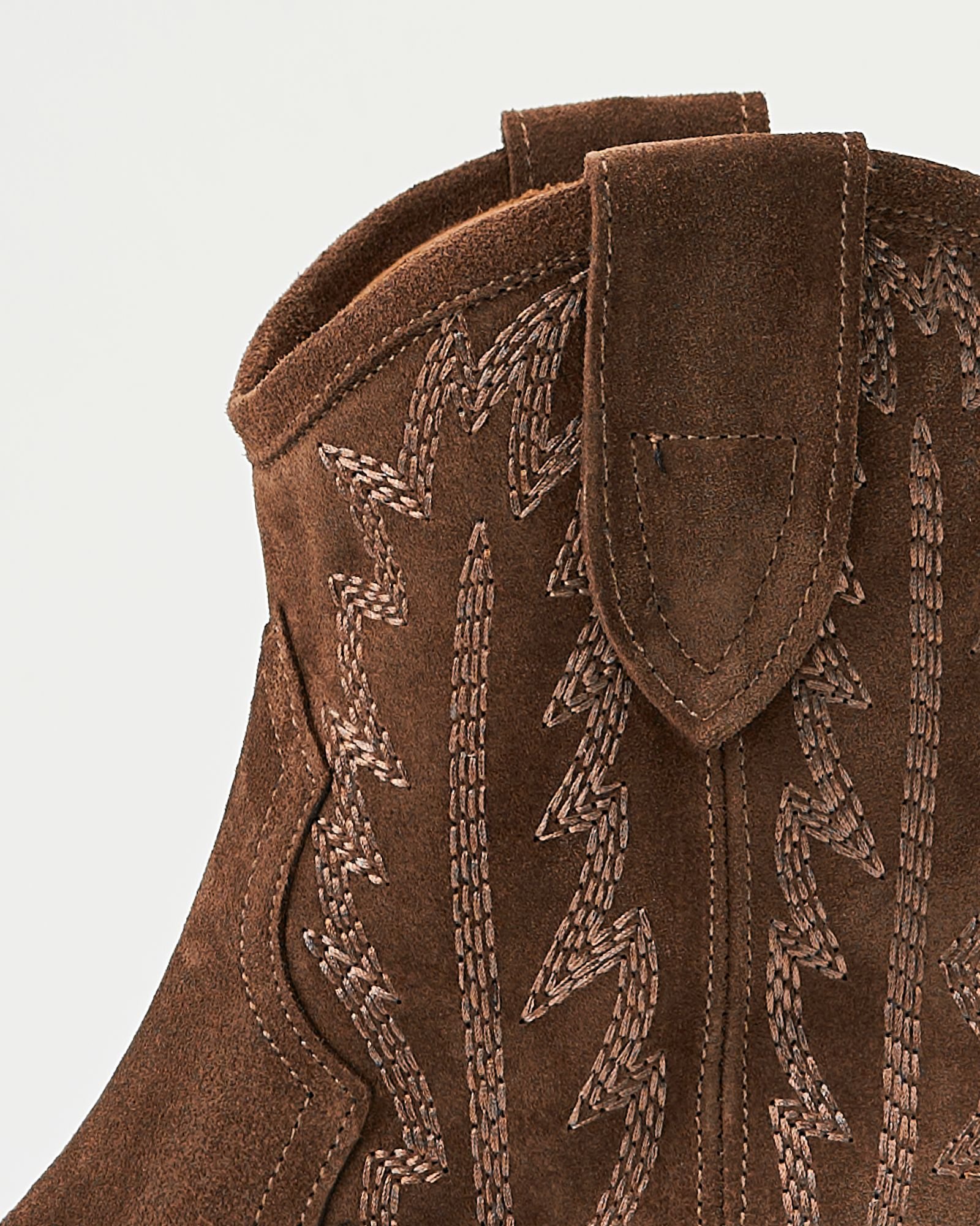 Коричневые замшевые казаки - Image 6 of 6