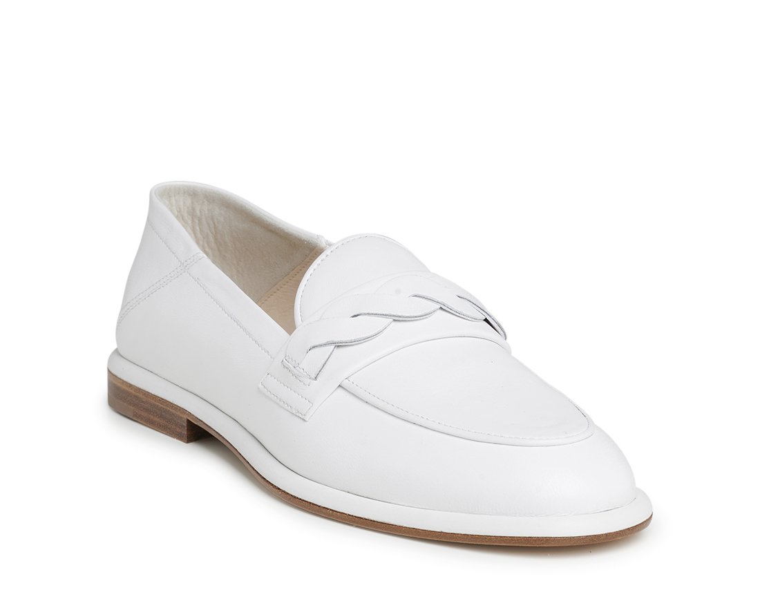 Белые кожаные лоферы - Image 2 of 5