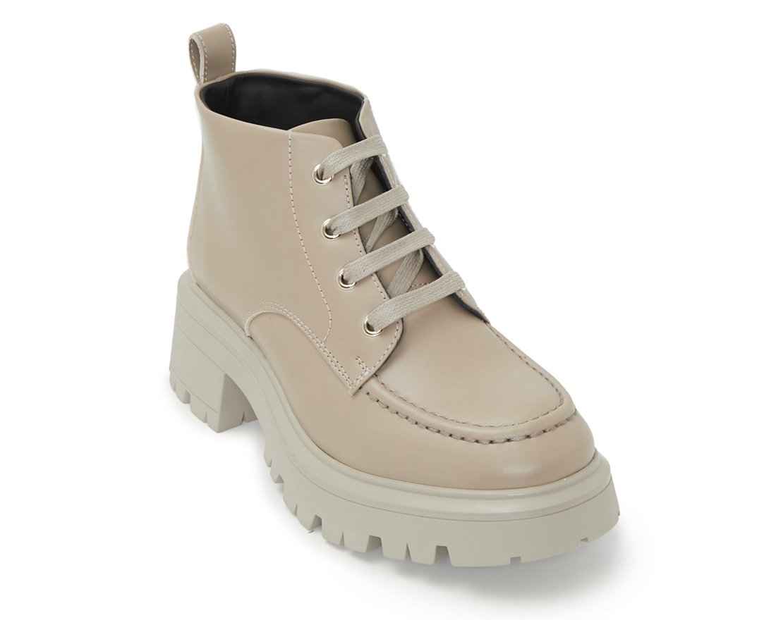 Бежевые кожаные ботинки - Image 2 of 5