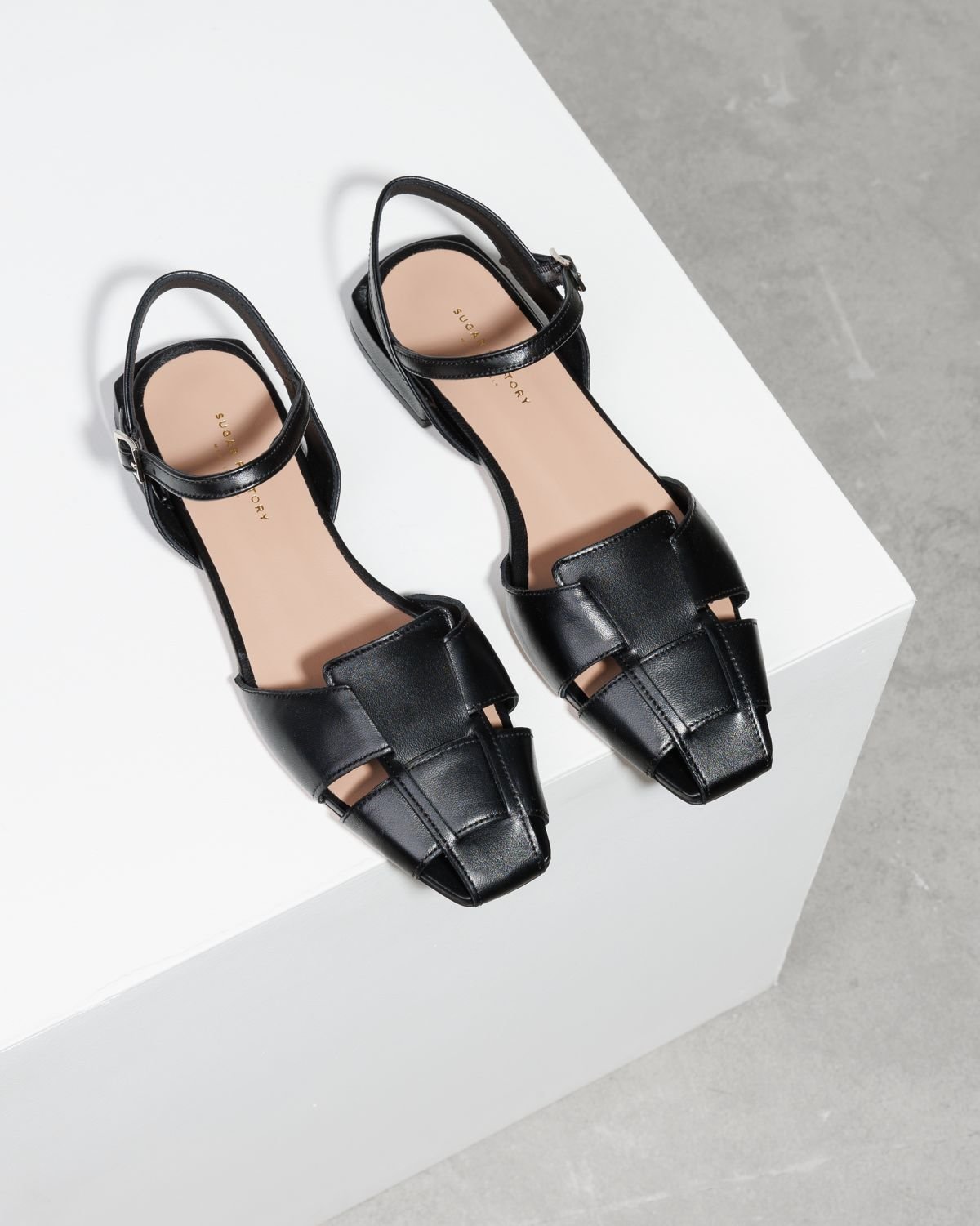 Черные кожаные босоножки - Image 2 of 6