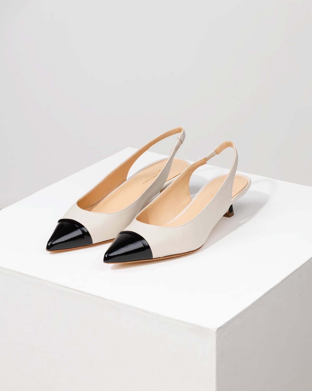 Светло-серые кожаные туфли - Image 3 of 6