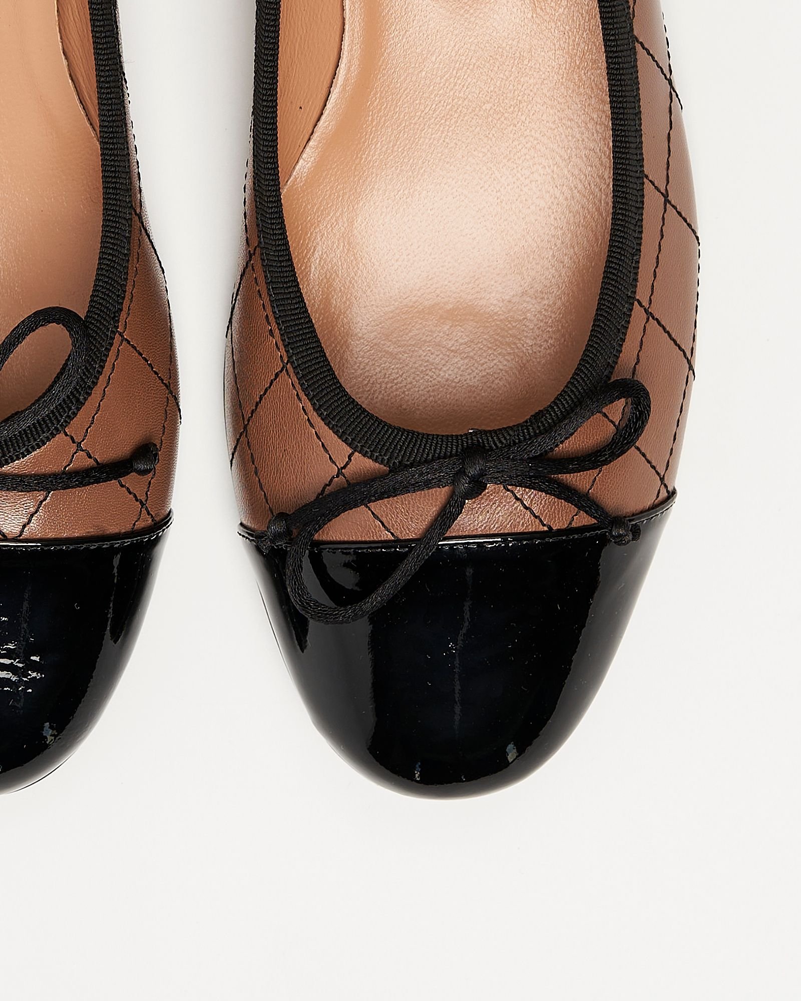 Коричневые кожаные балетки - Image 5 of 6