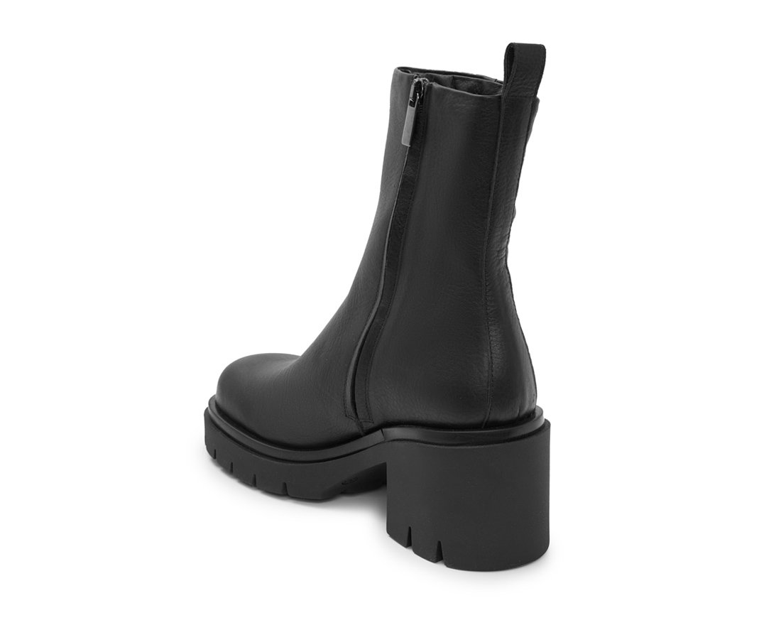 Зимние черные кожаные ботильоны - Image 3 of 5