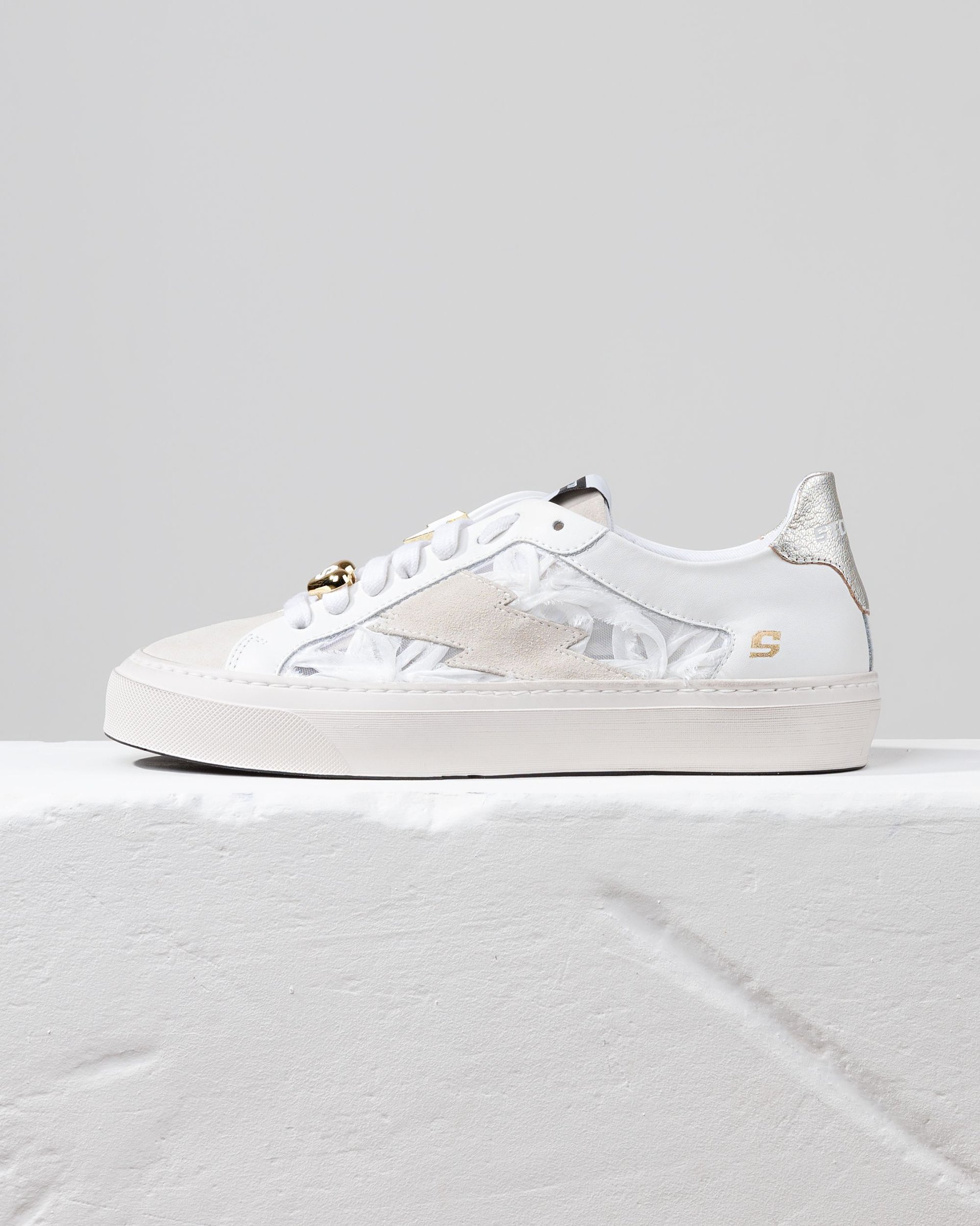 Белые кожаные кеды - Main image