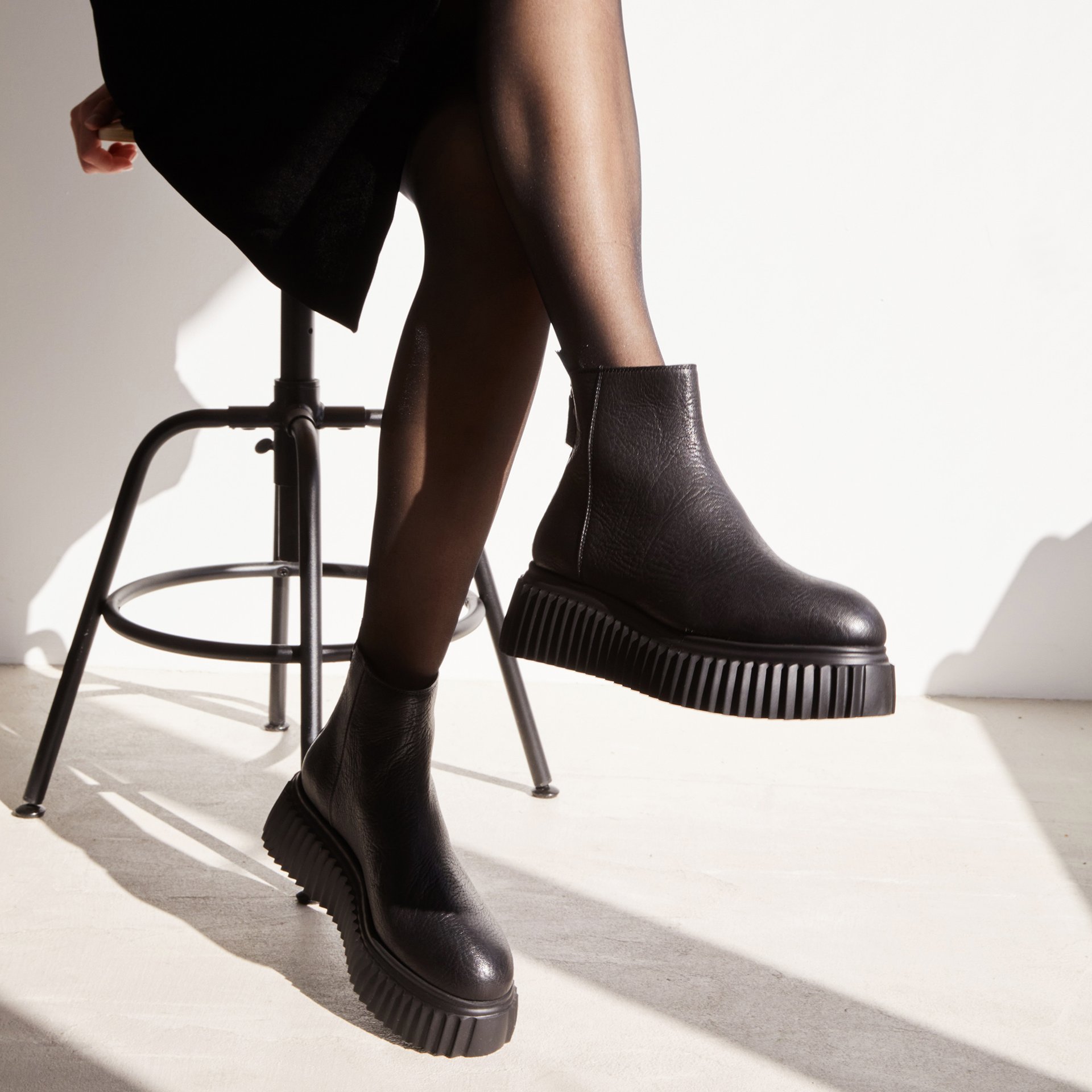 Черные кожаные ботинки - Image 5 of 5