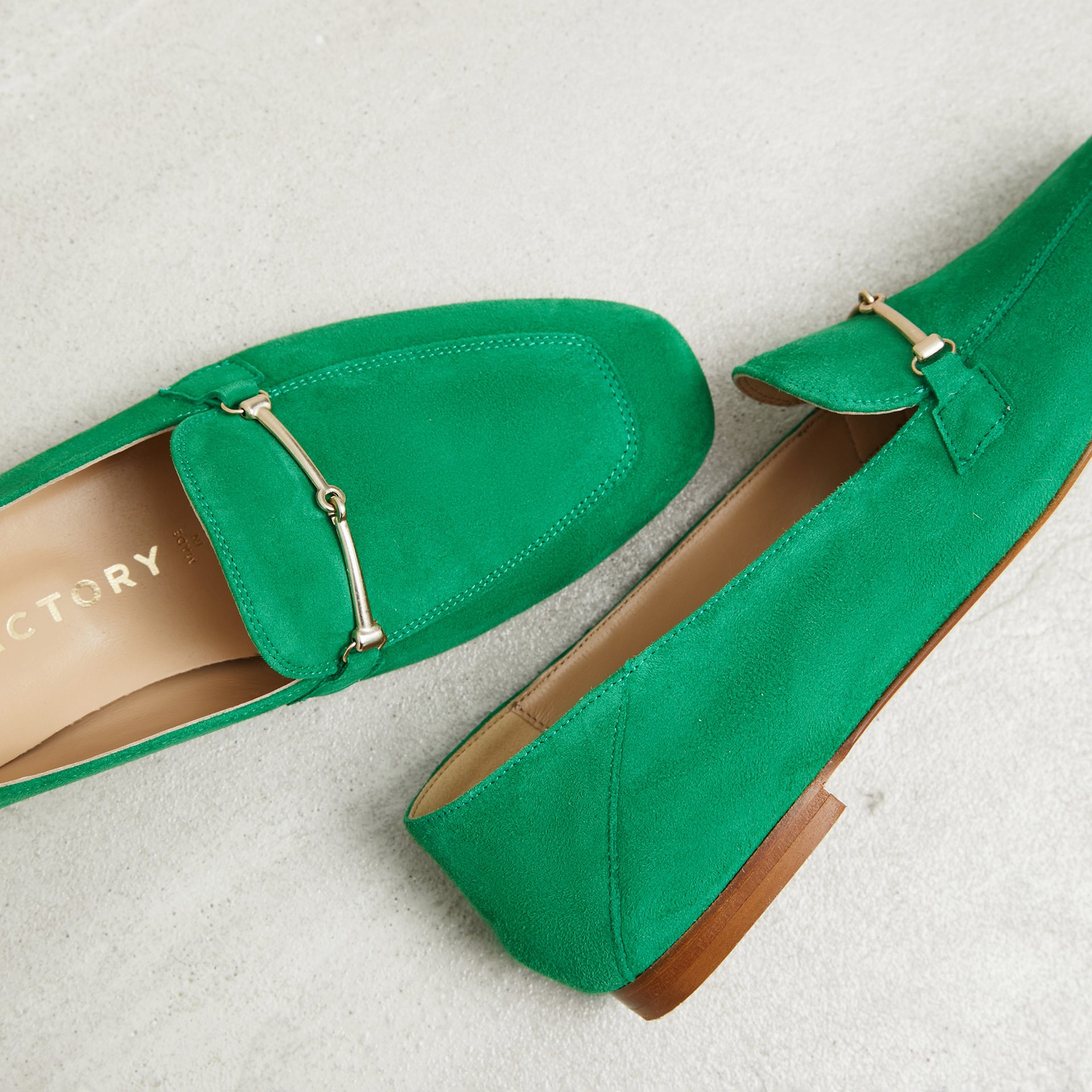 Зеленые замшевые лоферы - Image 3 of 5