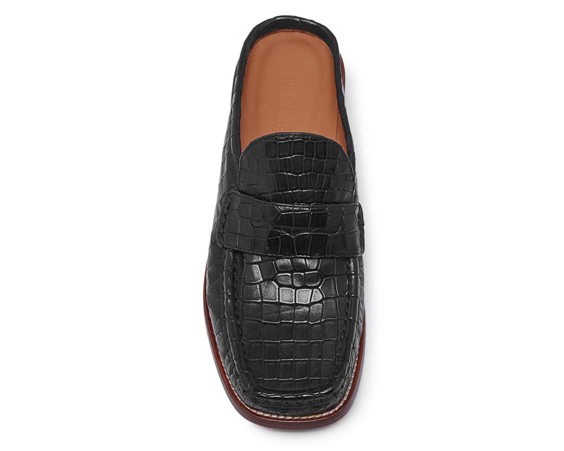 Черные кожаные слиперы - Image 4 of 4