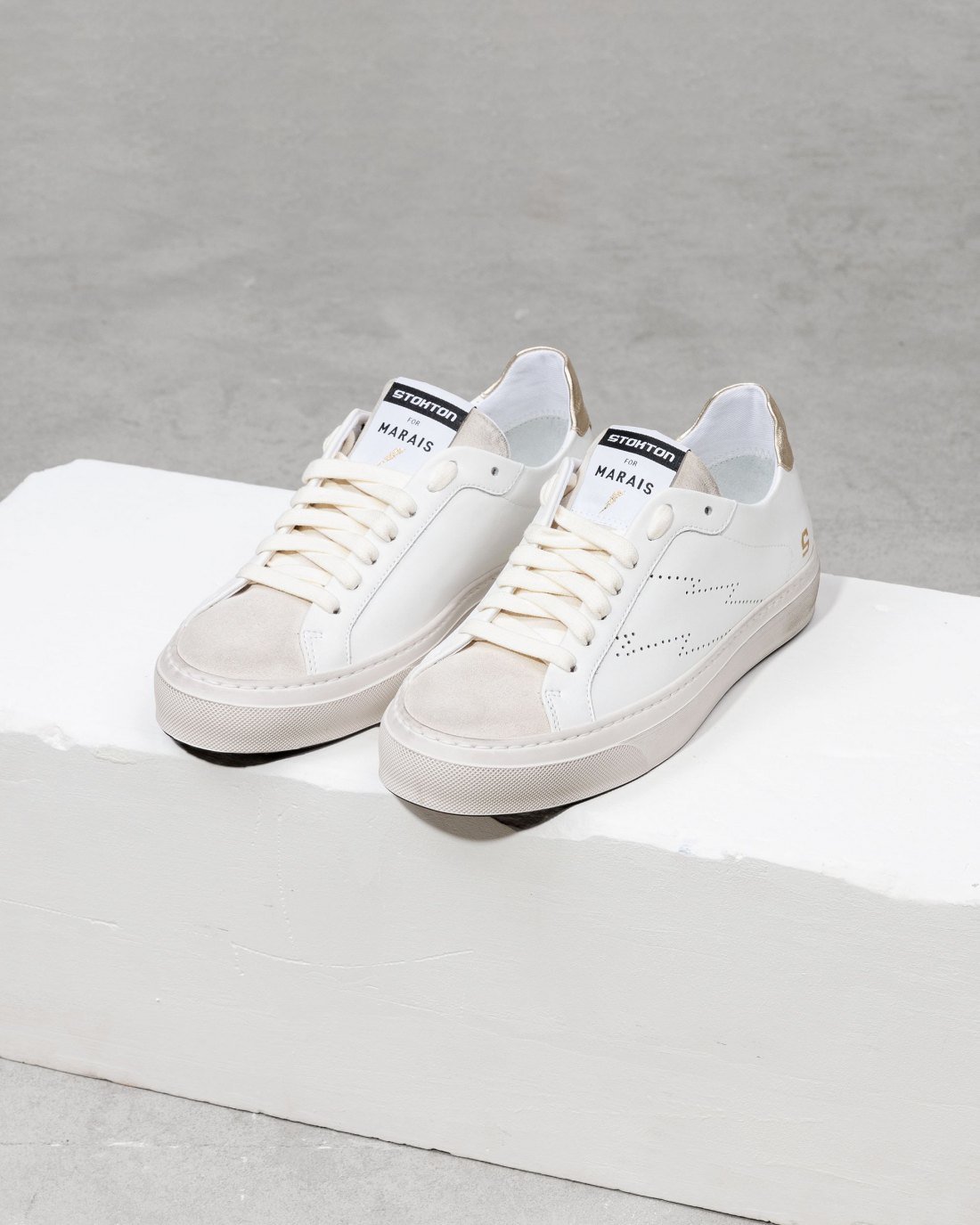 Белые кожаные кеды - Image 3 of 4