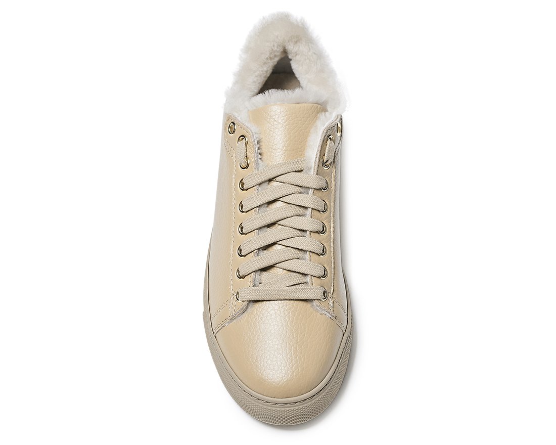 Зимние темно-бежевые  кеды - Image 4 of 4