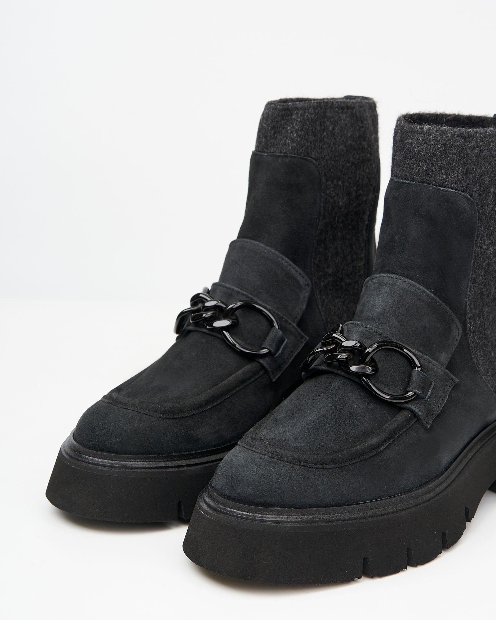 Темно-серые замшевые ботинки - Image 2 of 4