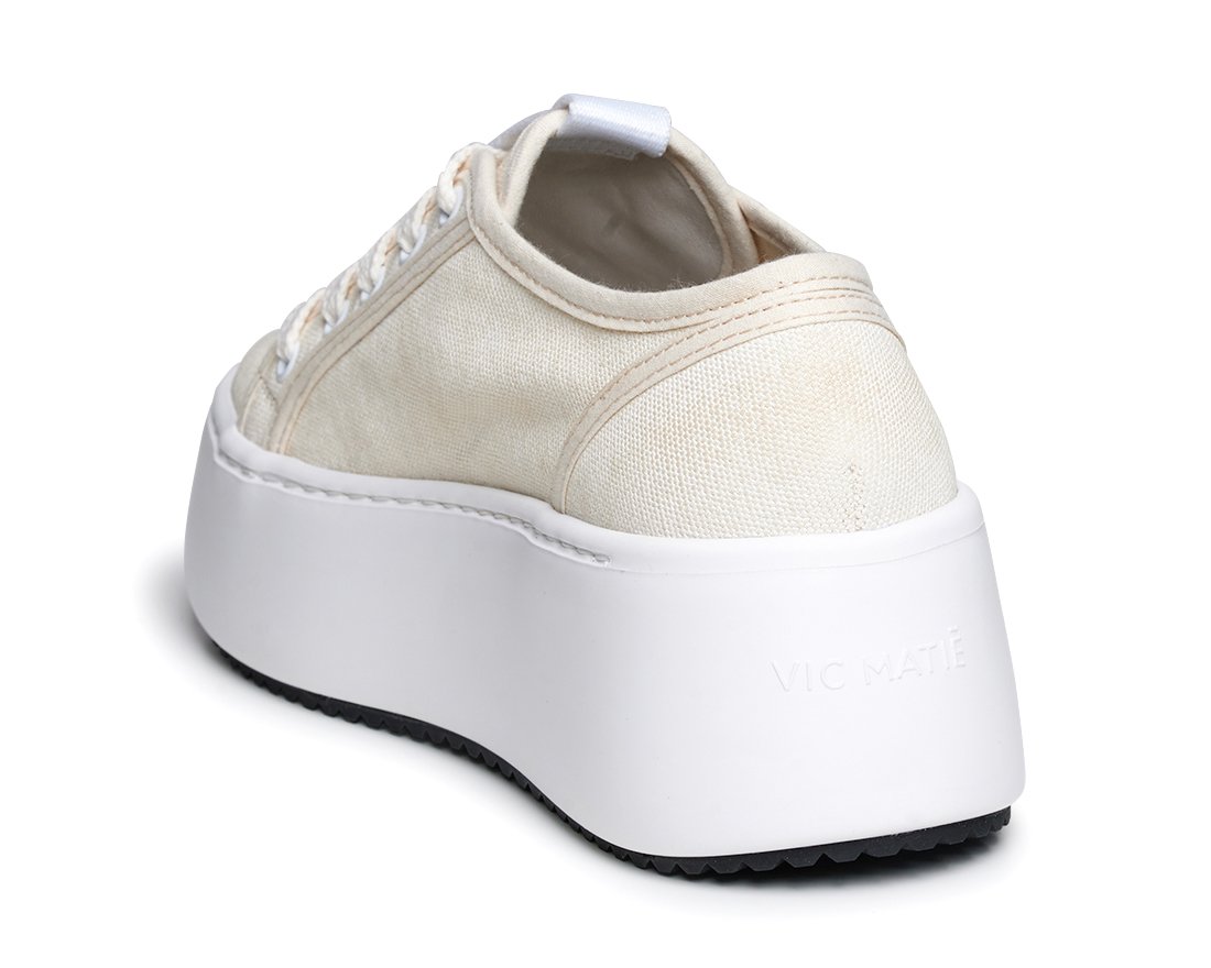 Бежевые текстильные кеды - Image 3 of 4