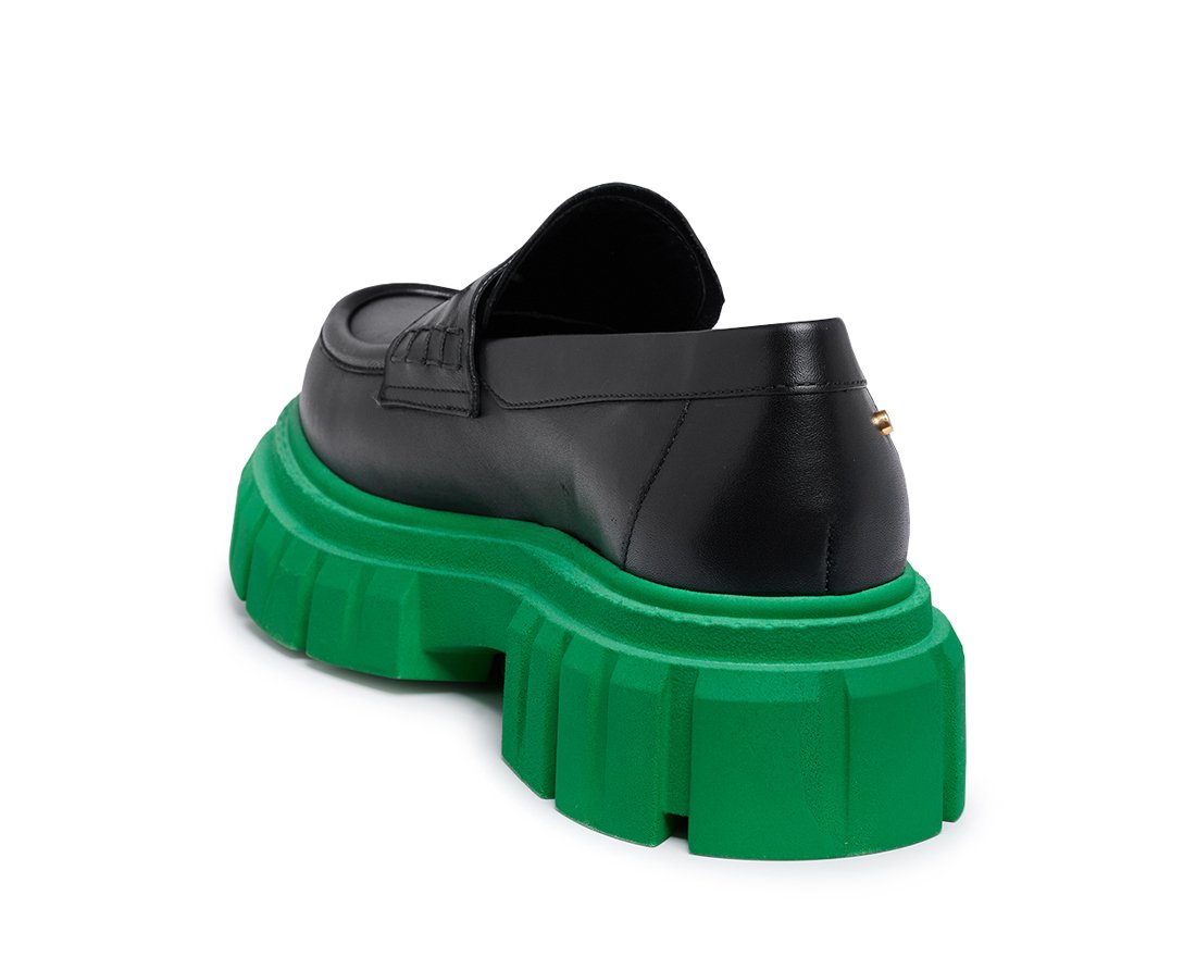 Черные кожаные лоферы - Image 3 of 4