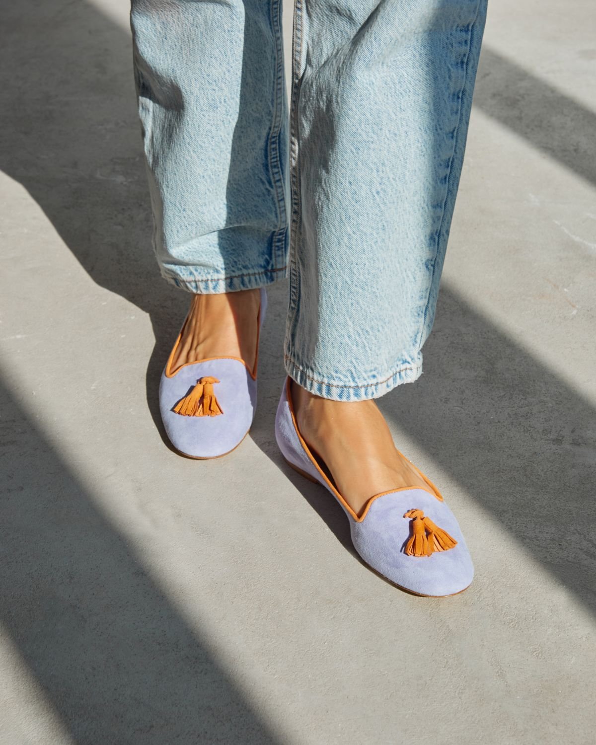 Лиловые замшевые лоферы - Image 5 of 5