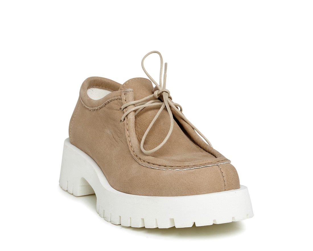 Бежевые лоферы из нубука - Image 2 of 5