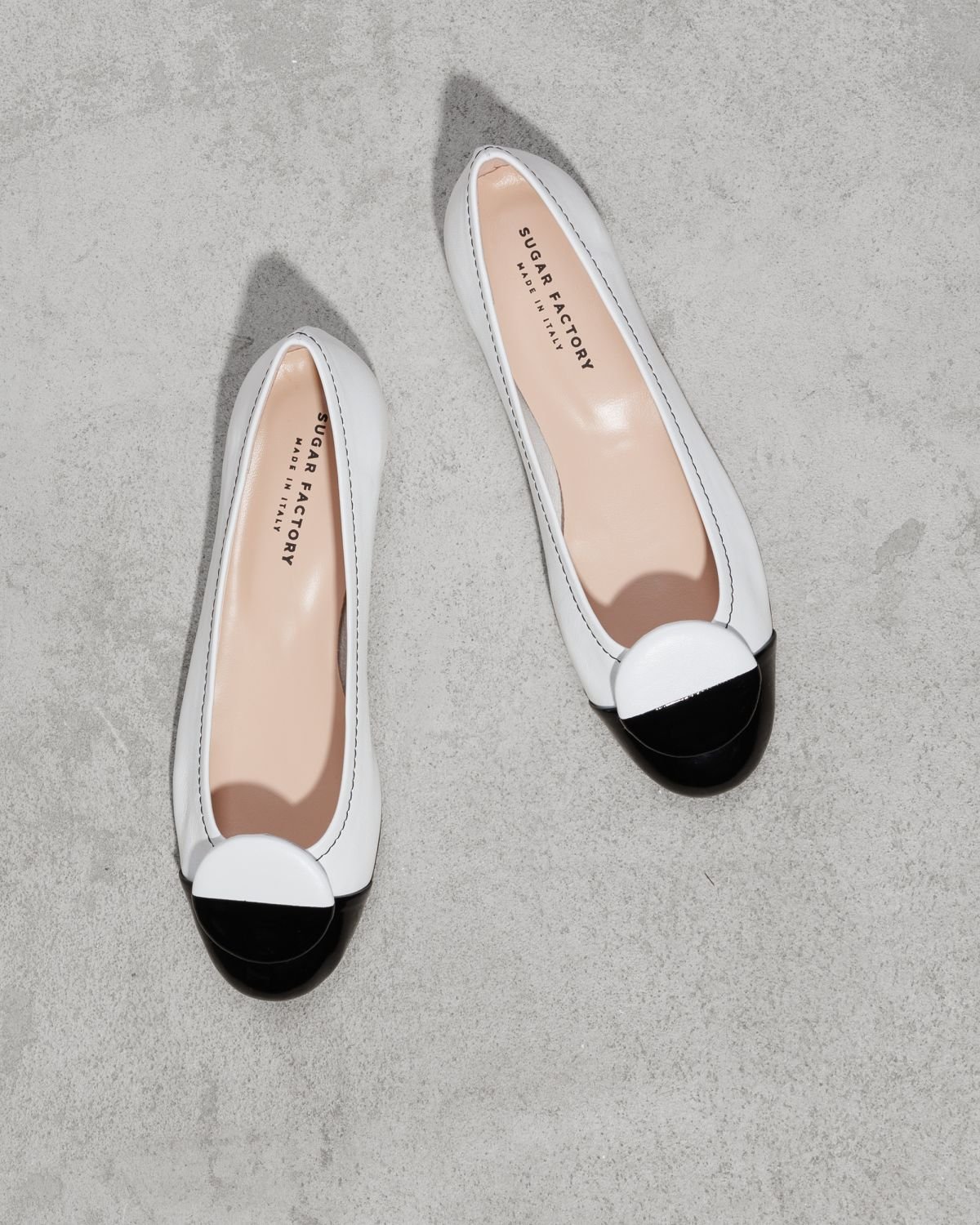 Белые кожаные балетки - Image 2 of 6