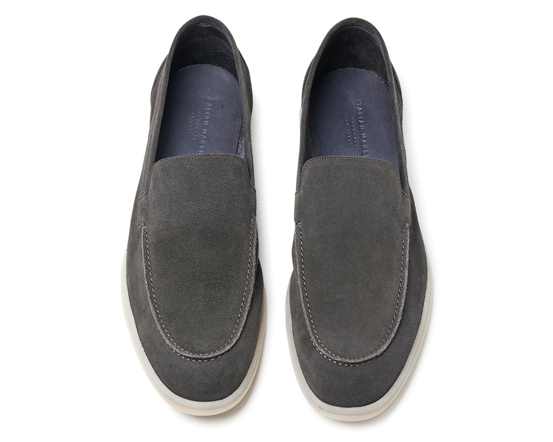 Мужские серые замшевые лоферы - Image 4 of 4