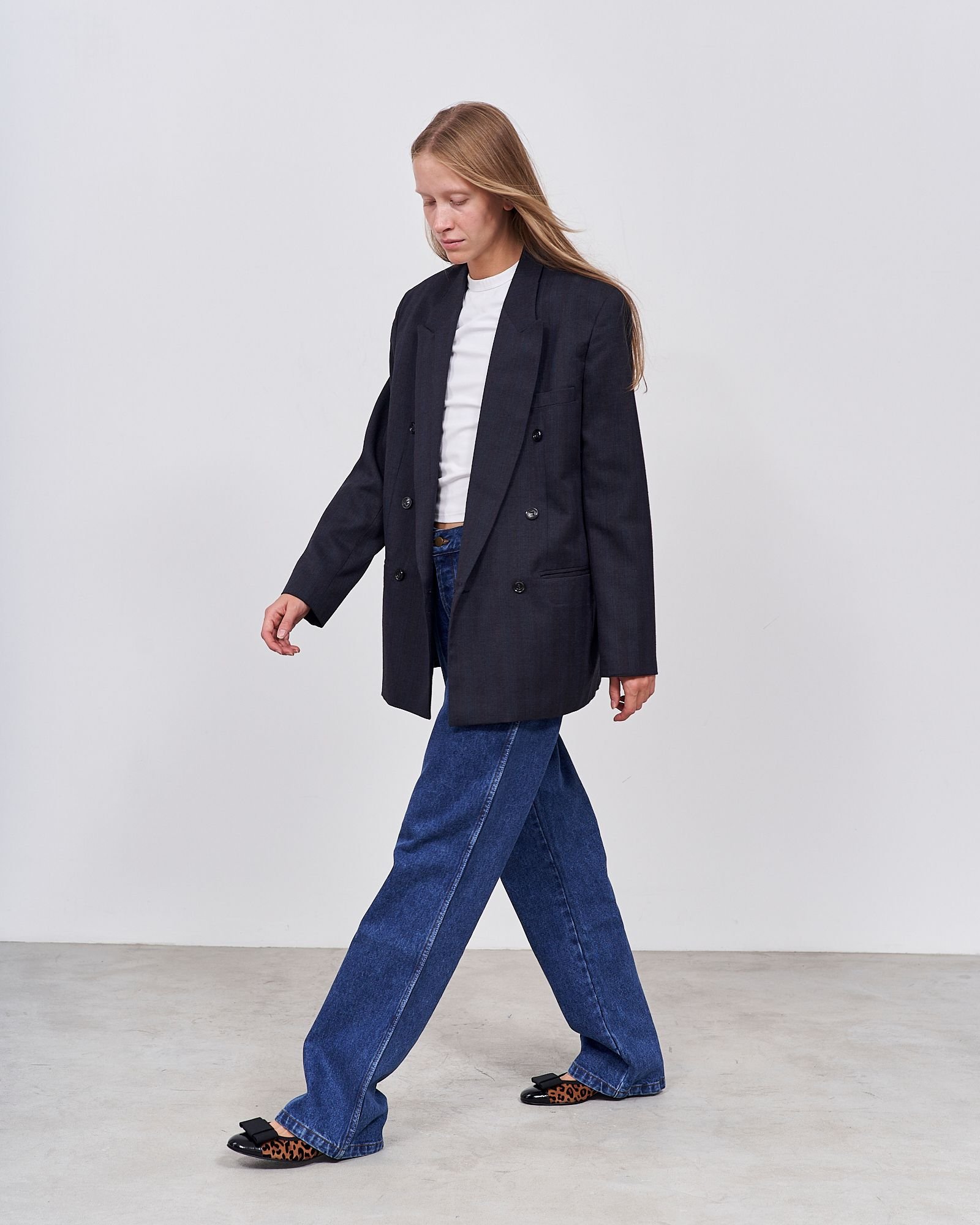 Леопардовые замшевые балетки - Main image