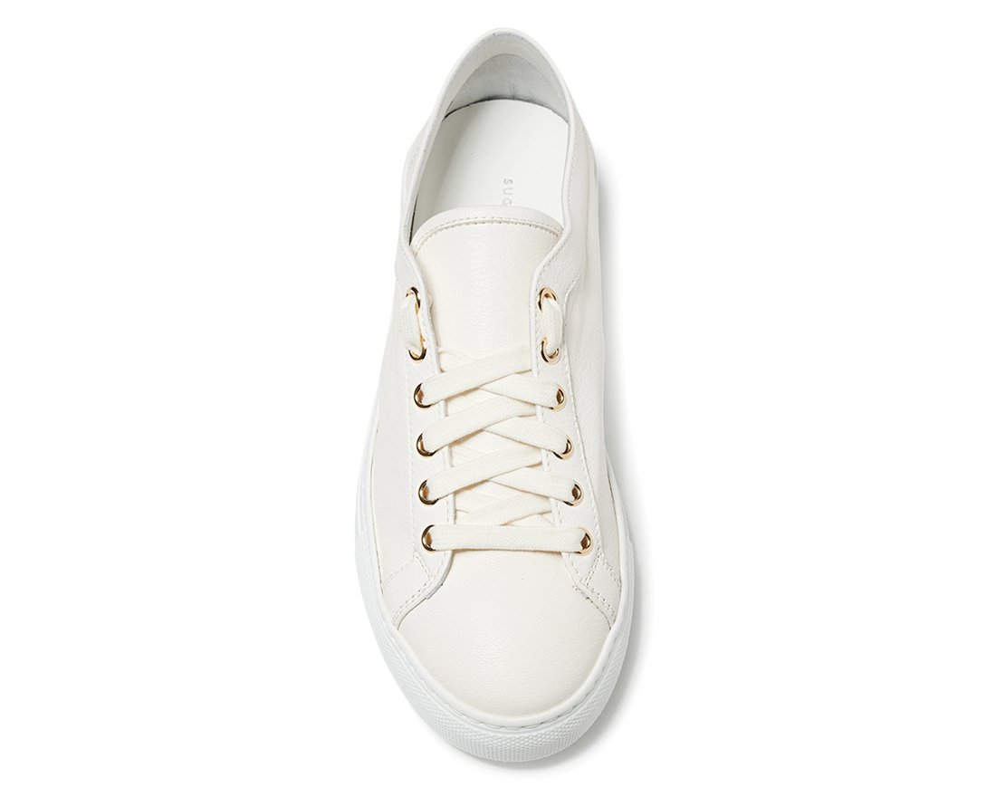 Белые кожаные кеды - Image 4 of 5