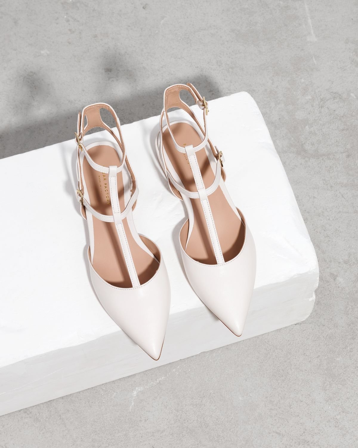 Белые кожаные туфли - Image 2 of 6