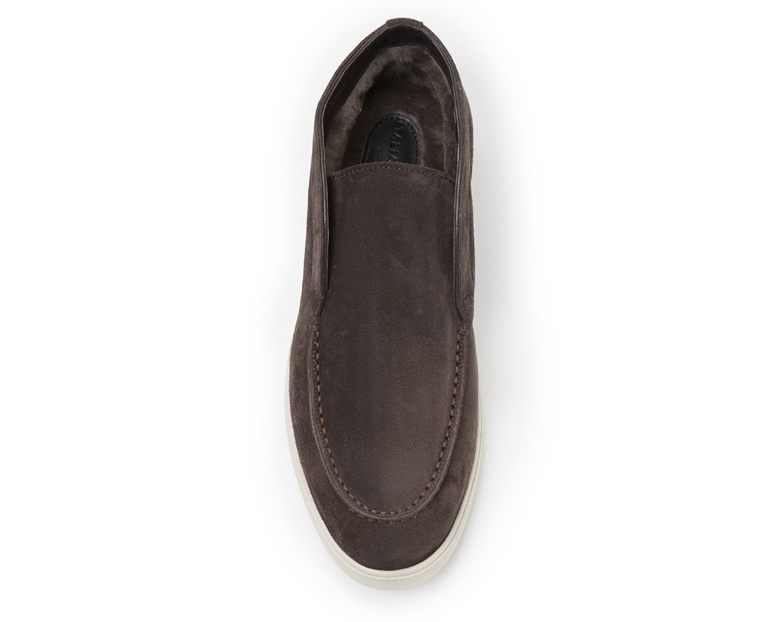 Зимние коричневые замшевые полуботинки - Image 4 of 5