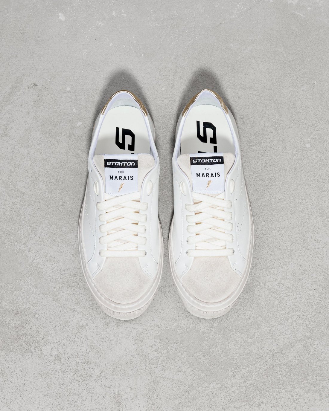 Белые кожаные кеды - Image 2 of 4