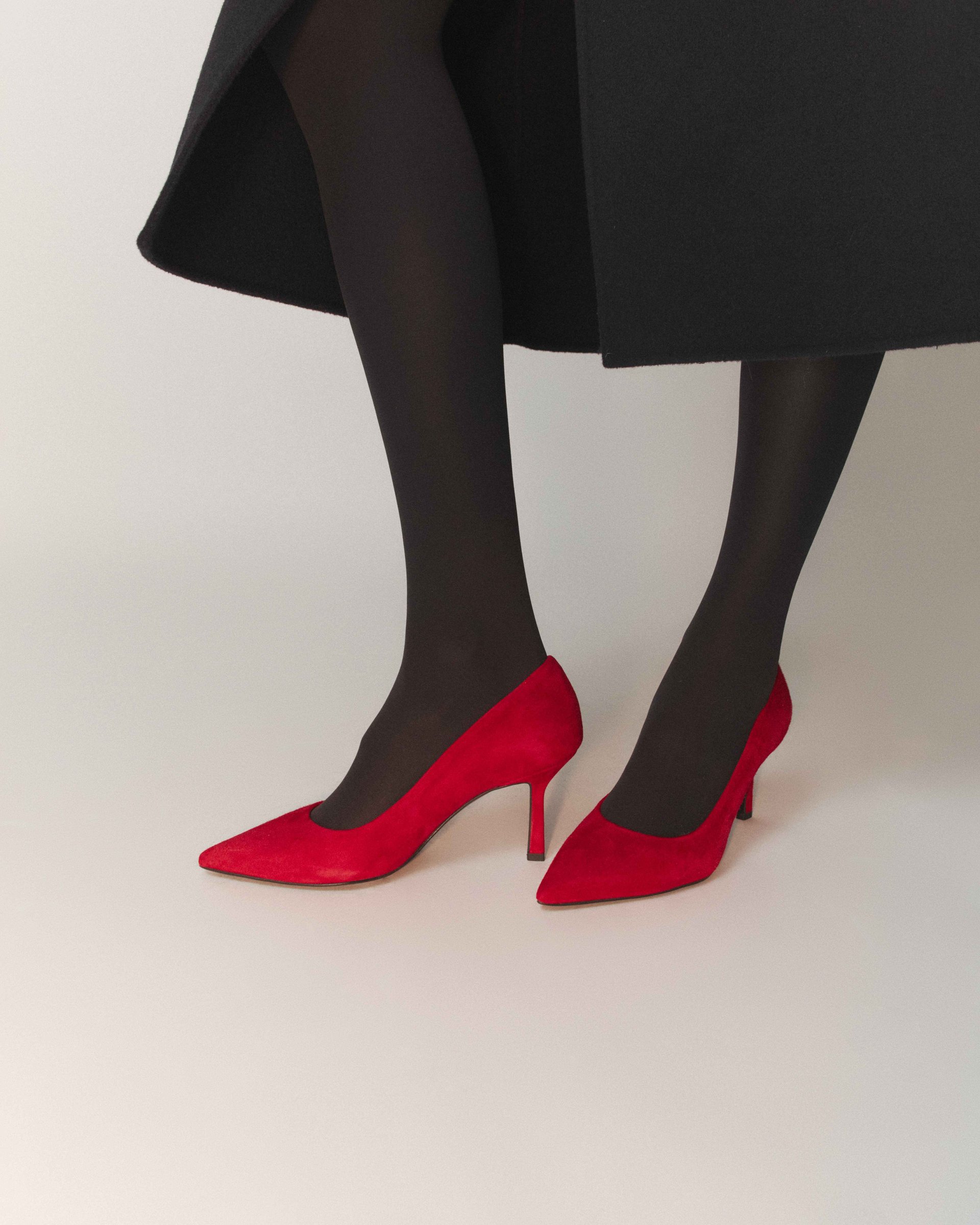 Красные замшевые туфли - Image 7 of 7