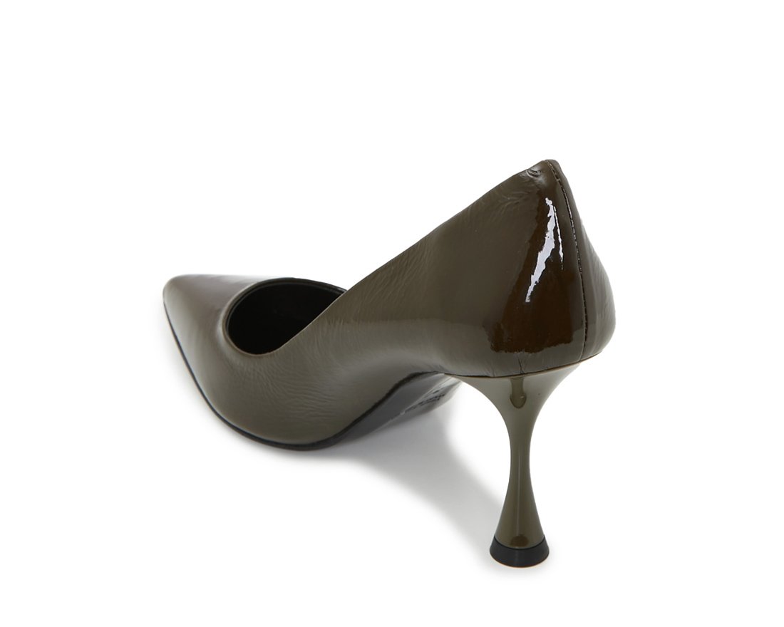 Оливковые кожаные туфли - Image 3 of 4