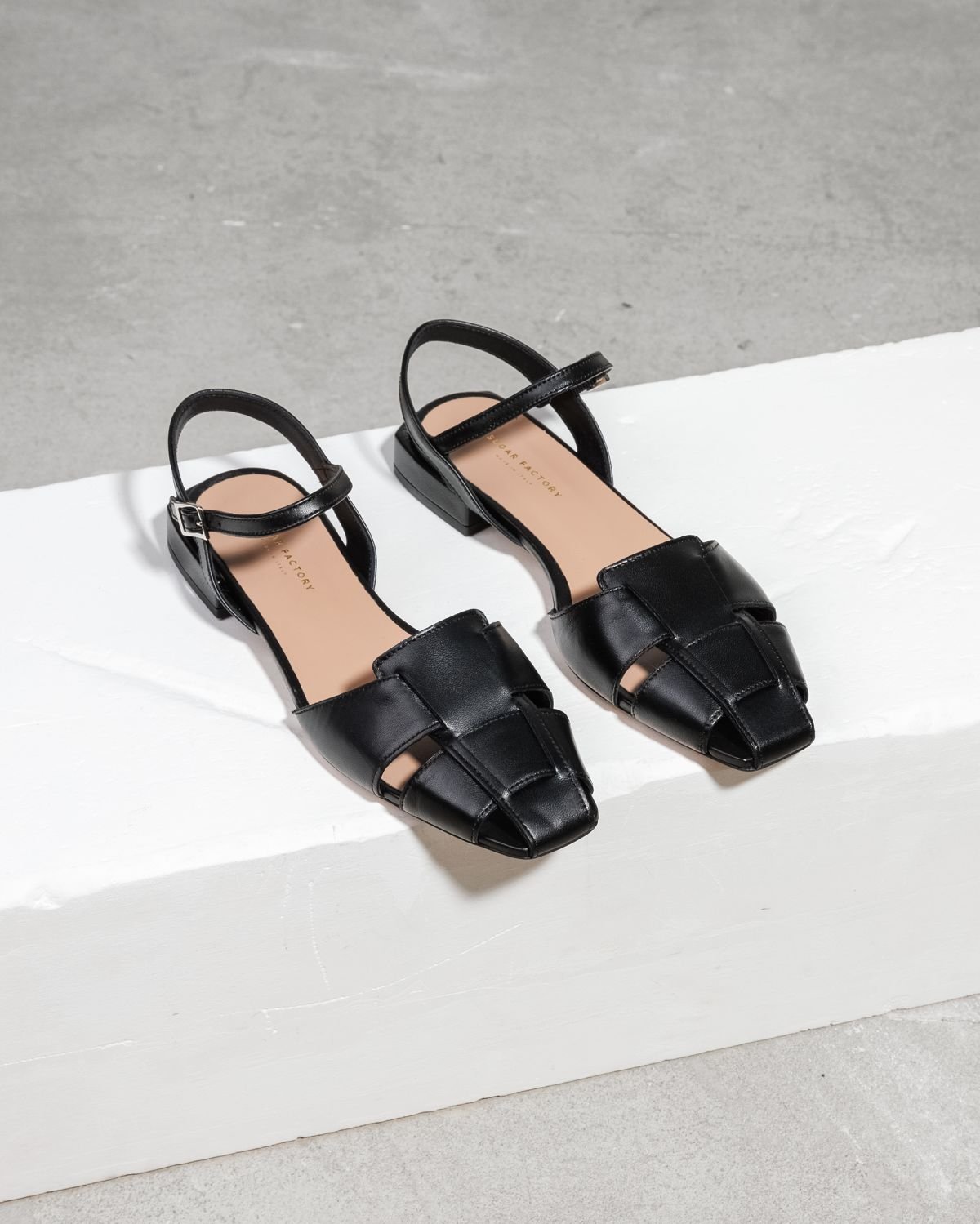 Черные кожаные босоножки - Image 3 of 6