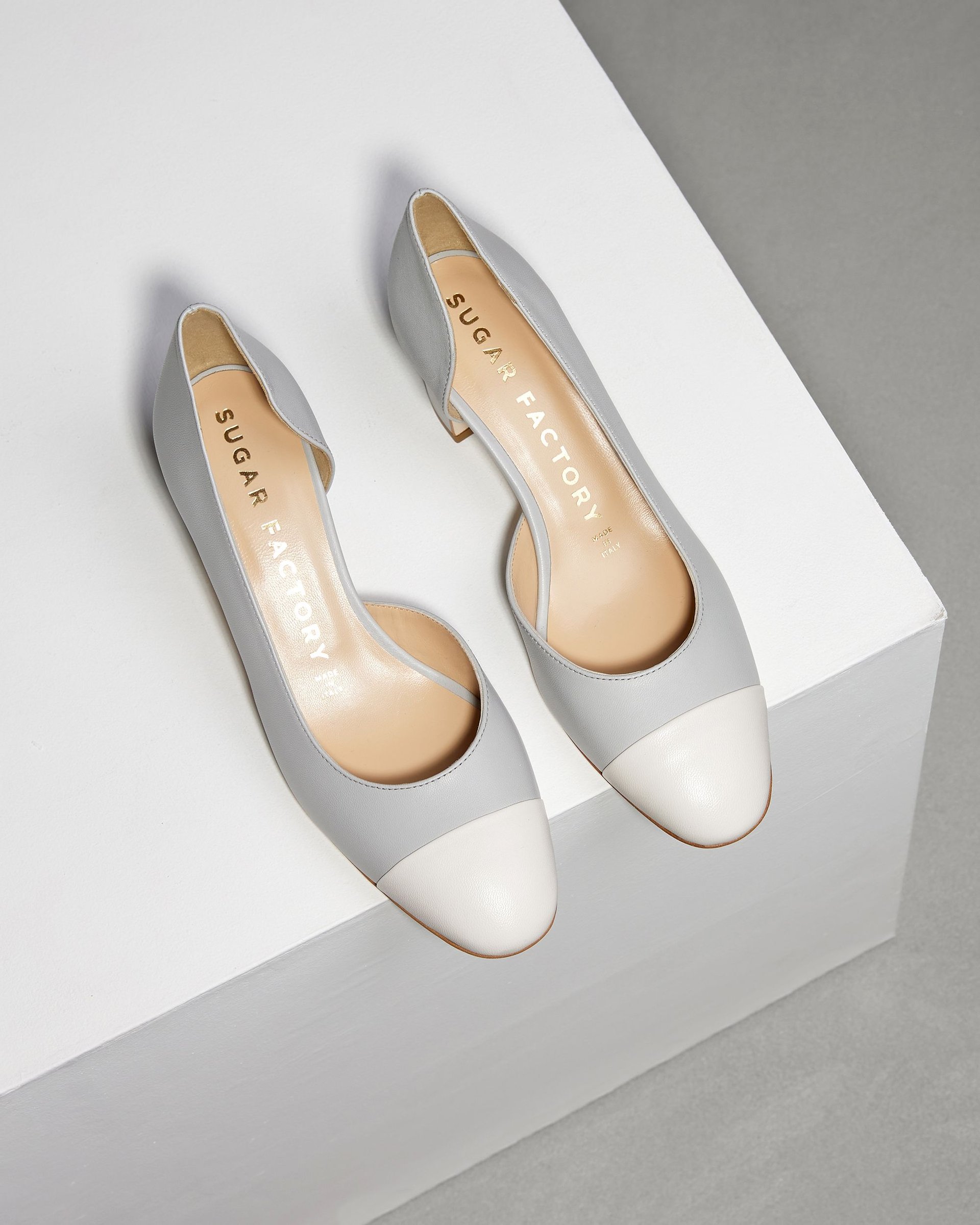 Светло-голубые кожаные туфли - Image 2 of 6