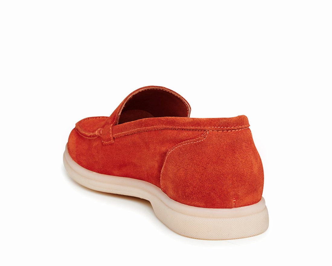Оранжевые замшевые лоферы - Image 3 of 5