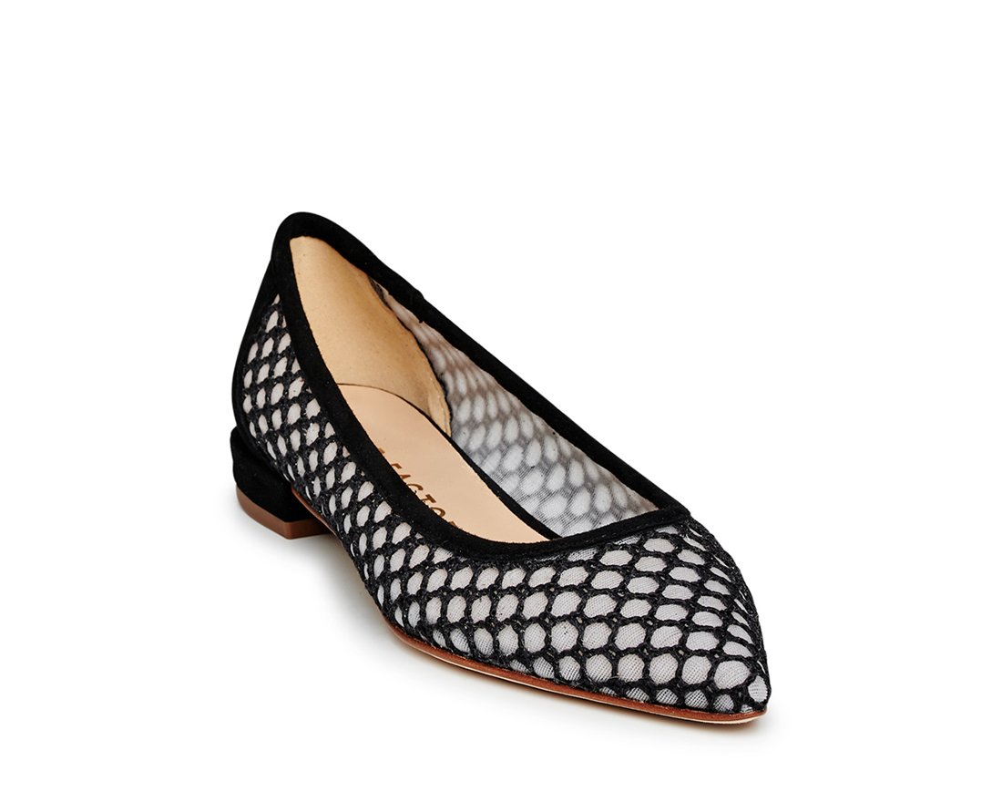 Черные текстильные балетки - Image 2 of 5