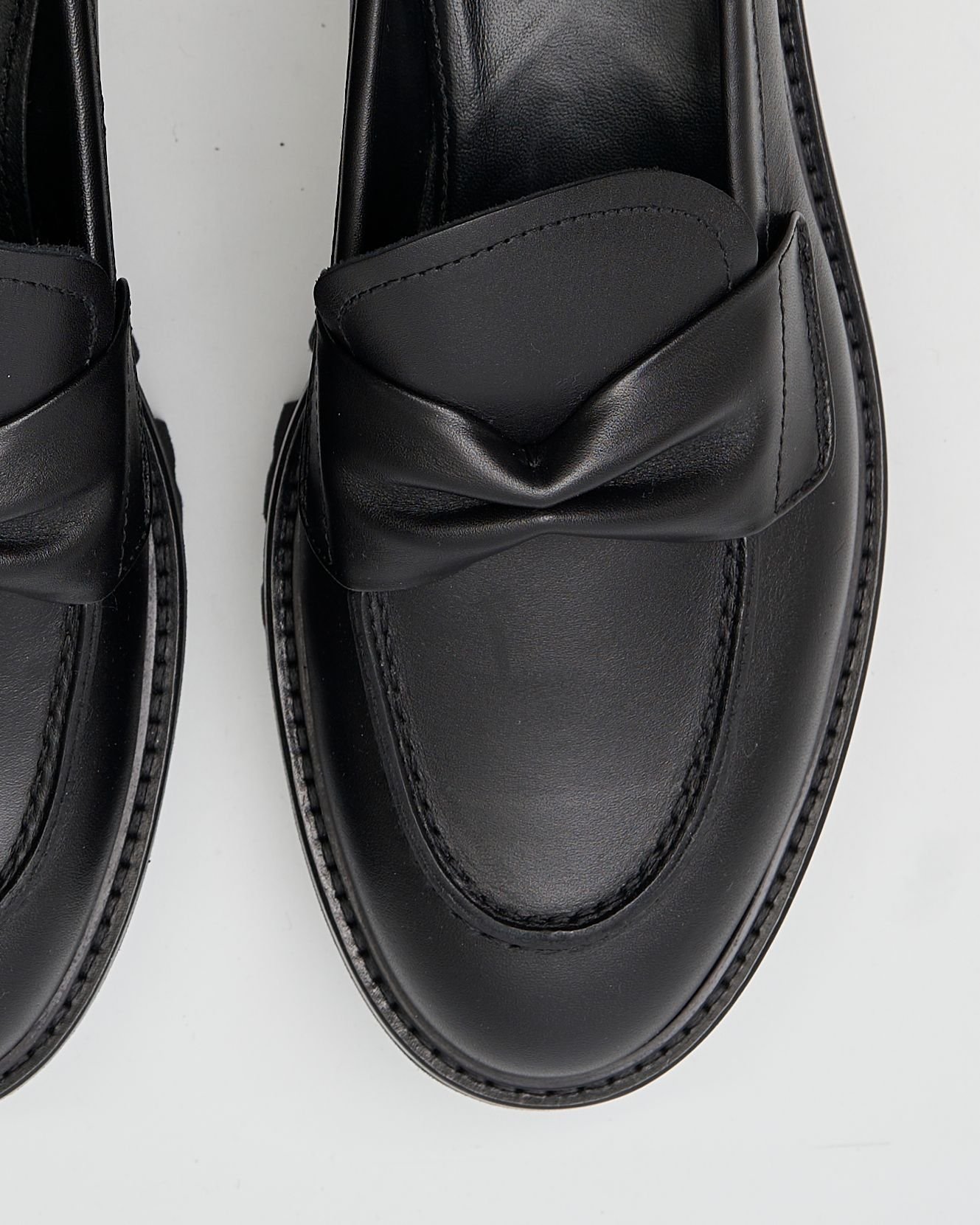 Черные кожаные лоферы - Image 6 of 6