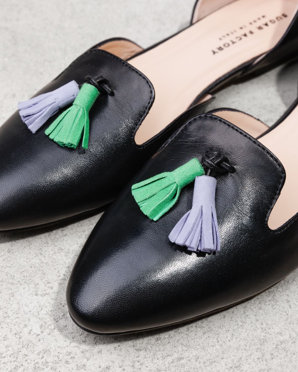 Черные кожаные балетки - Image 4 of 7