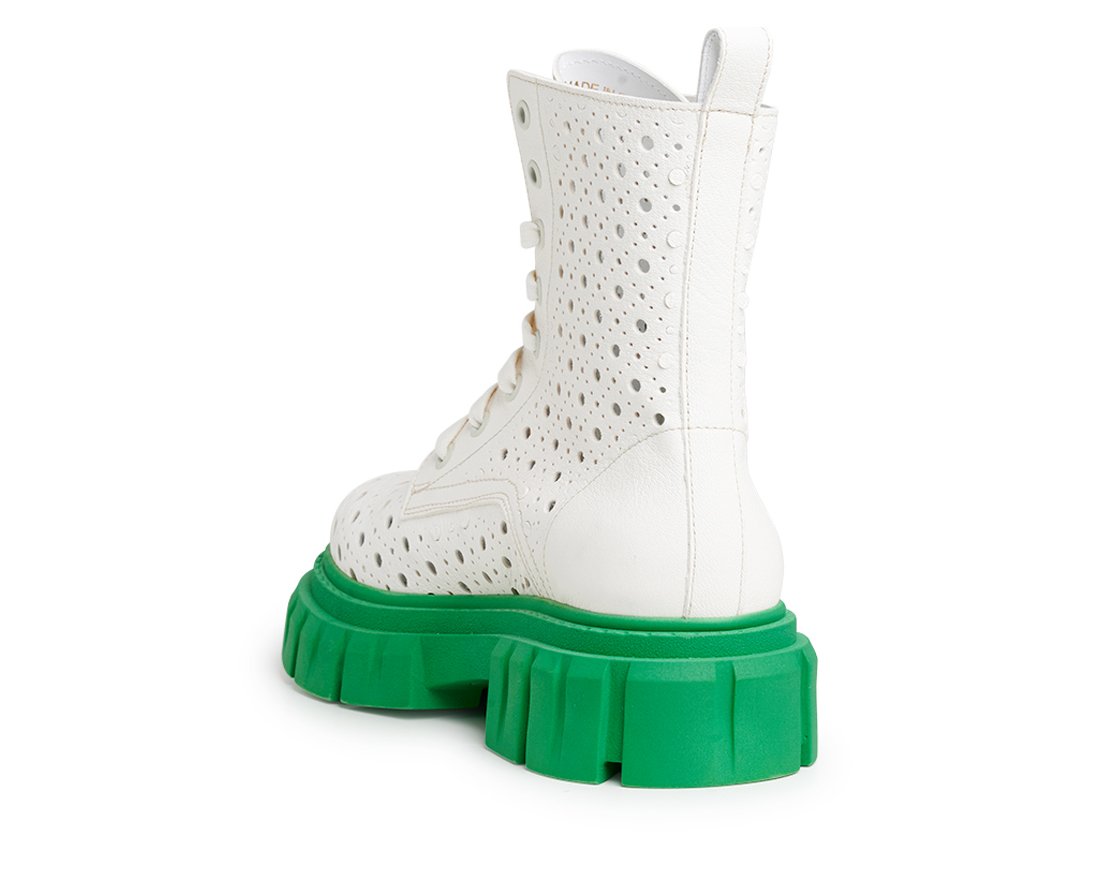 Белые кожаные ботинки - Image 3 of 5