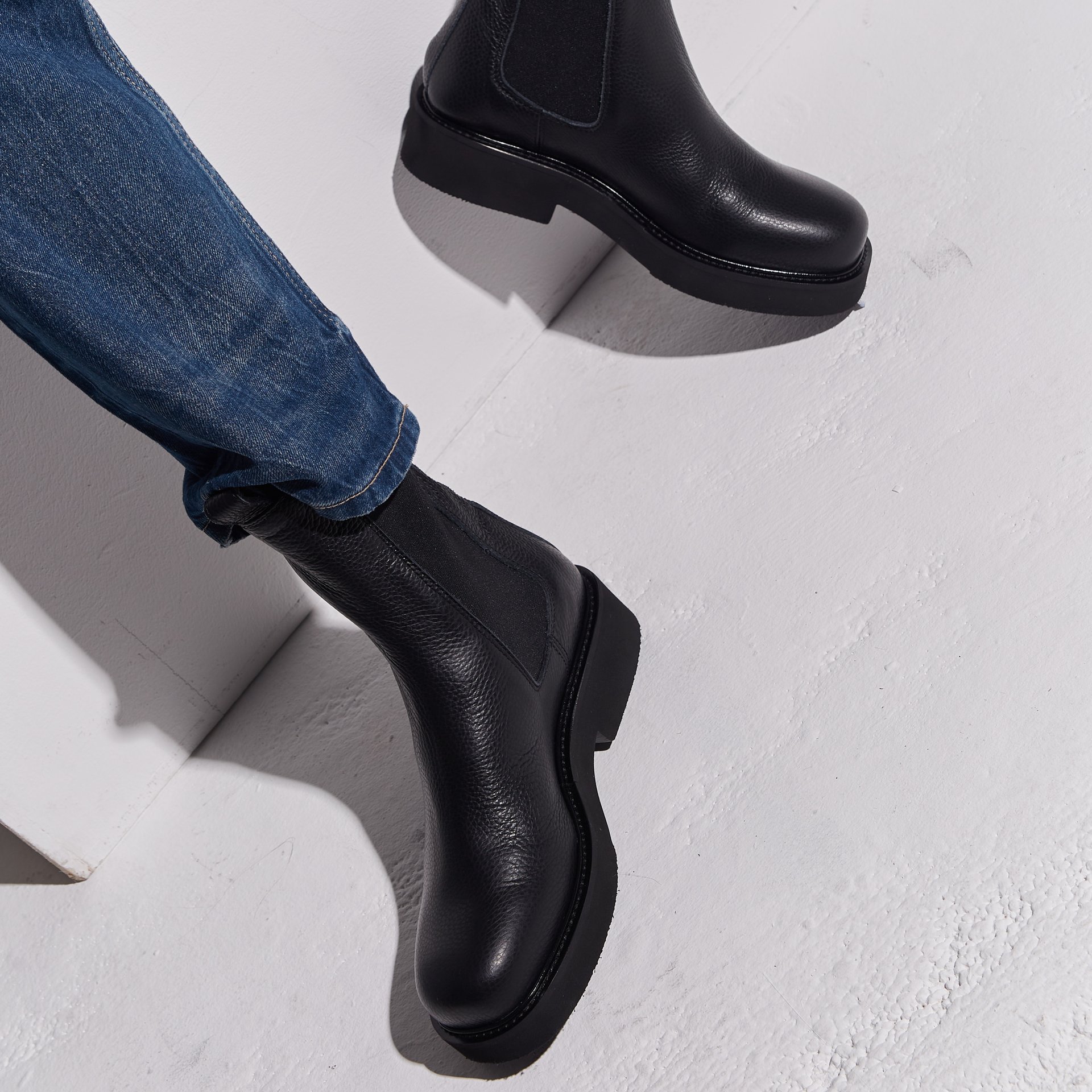 Черные кожаные челси - Image 5 of 5