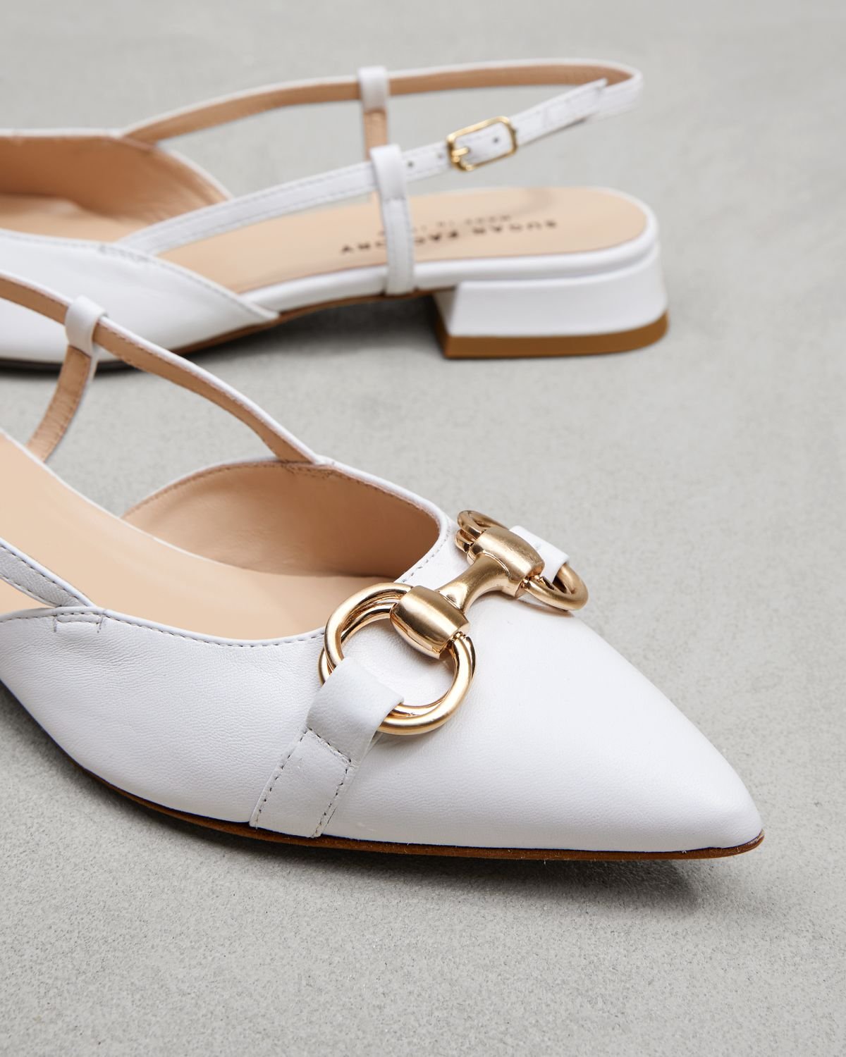 Белые кожаные туфли - Image 4 of 7