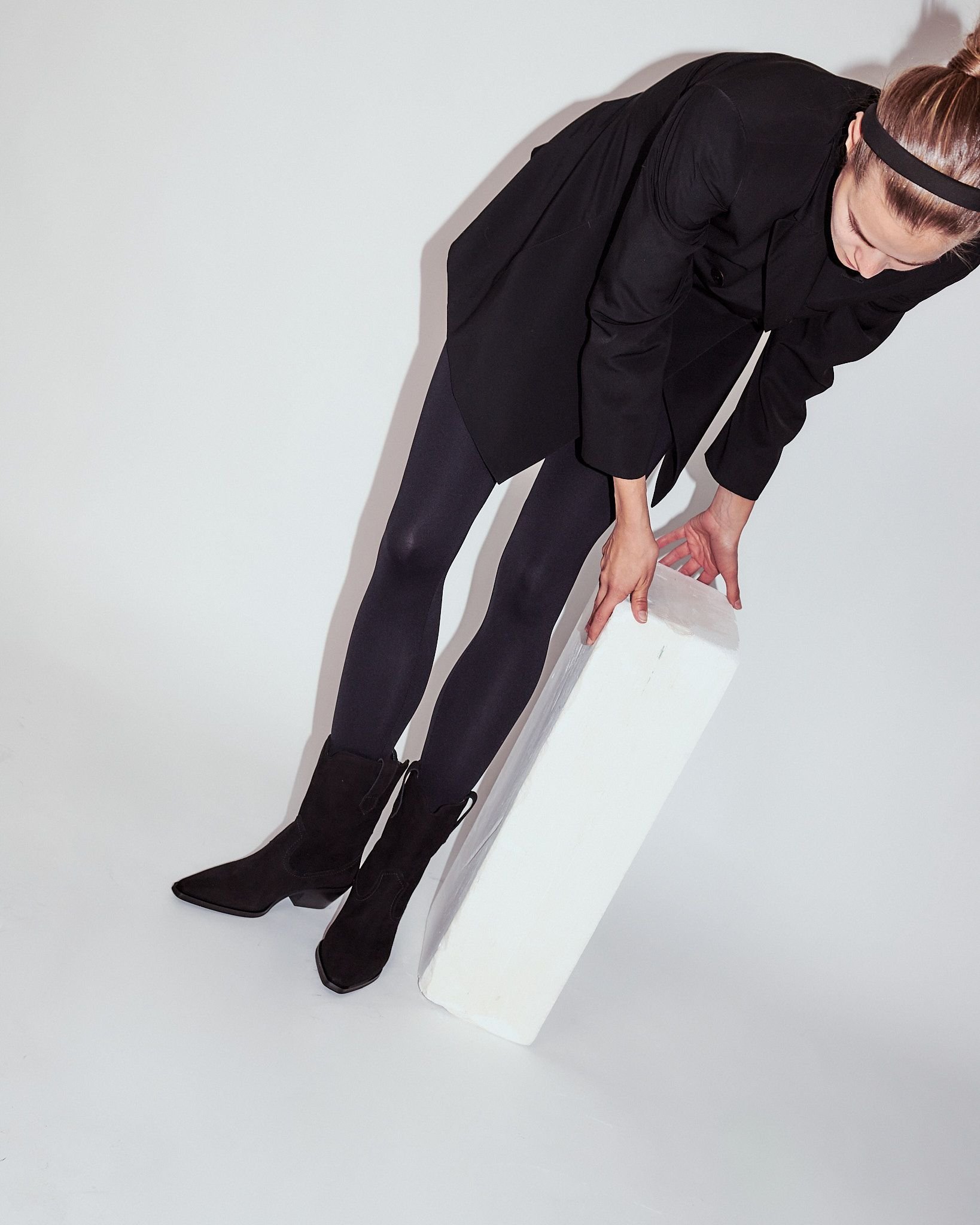 Черные замшевые казаки - Image 6 of 6