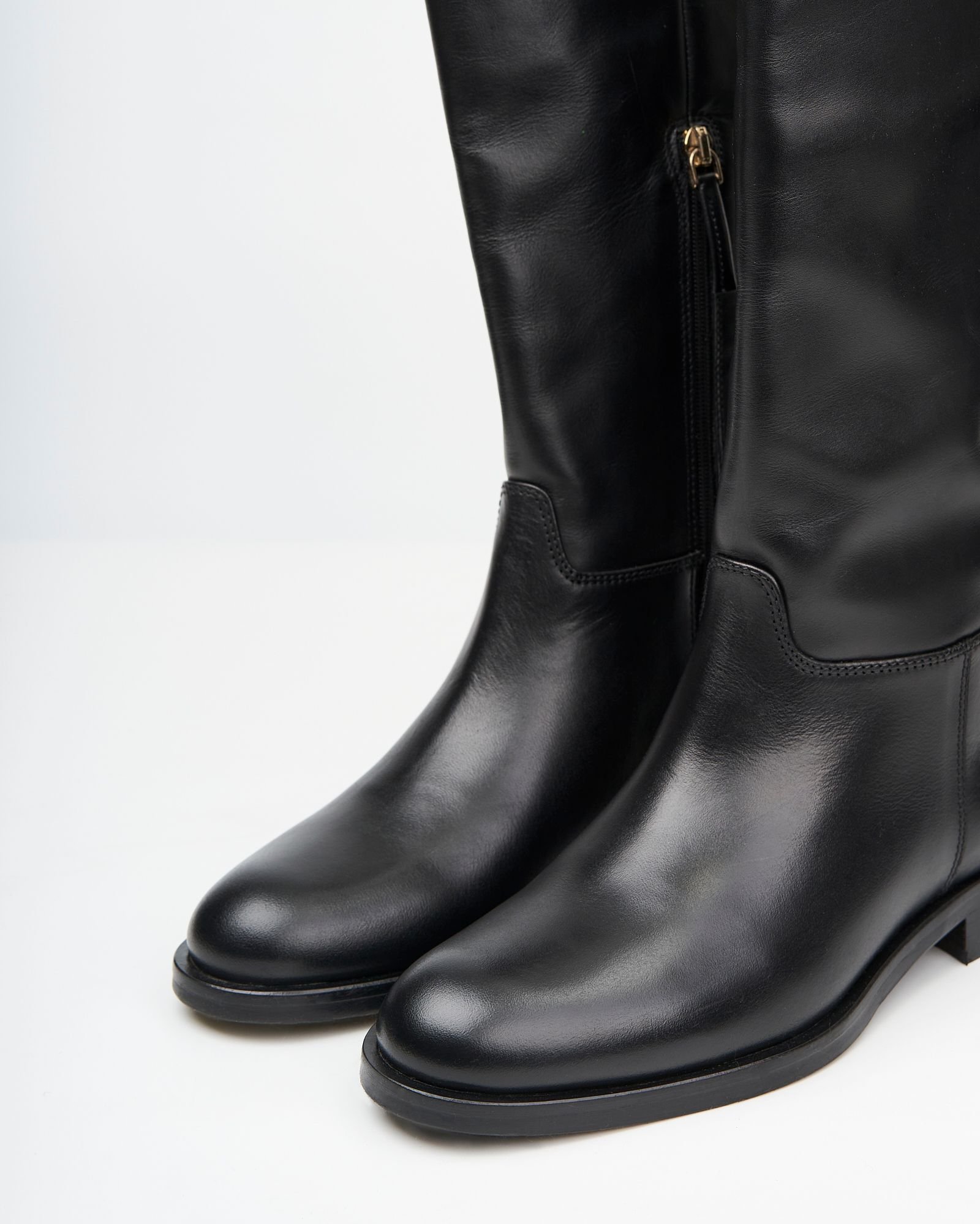 Черные кожаные сапоги - Image 4 of 6