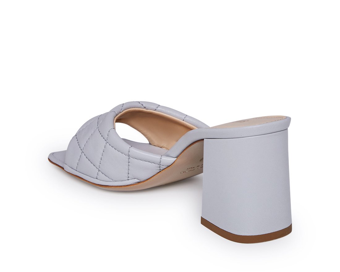 Сиреневые кожаные мюли - Image 3 of 4