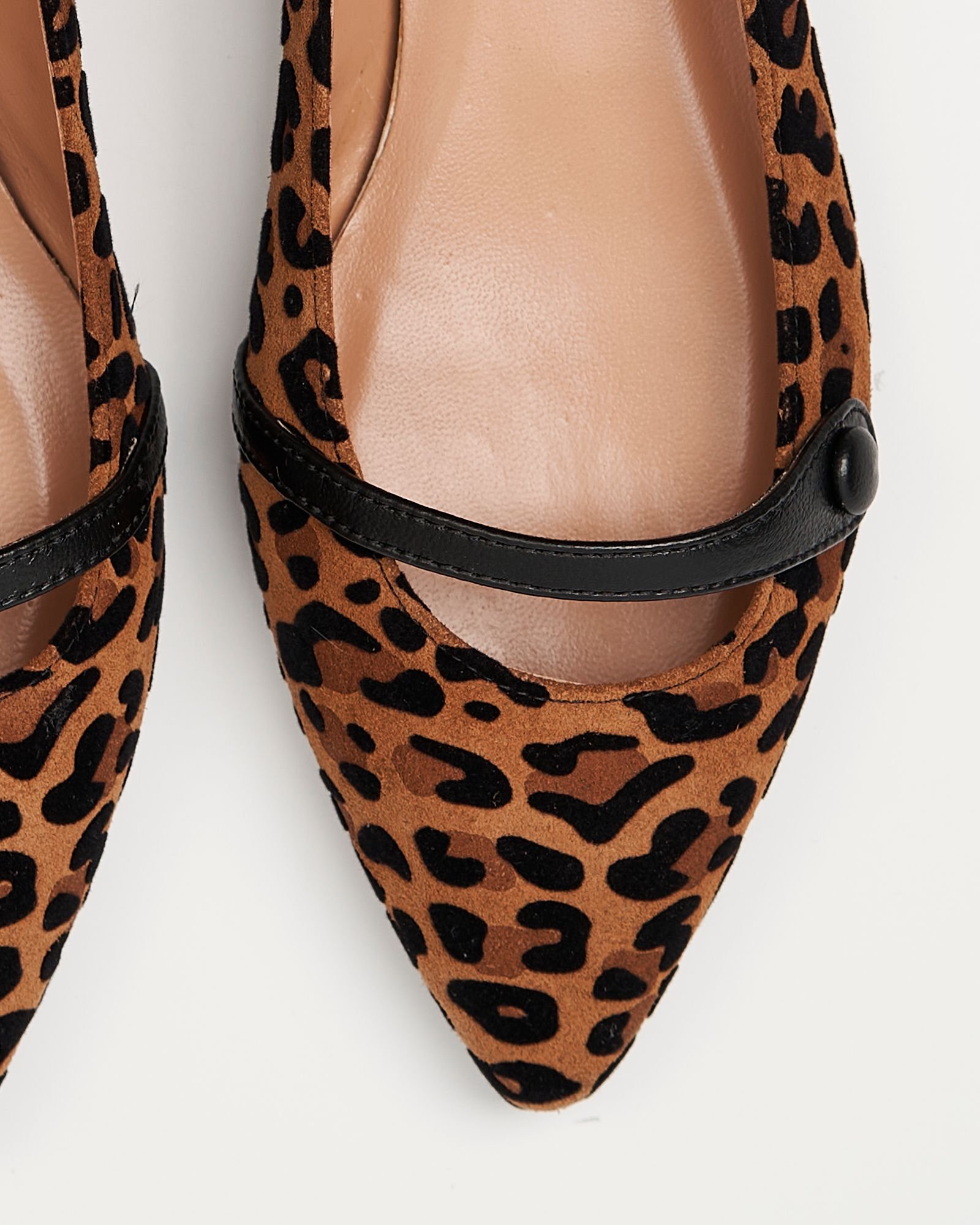 Леопардовые замшевые балетки - Image 5 of 7