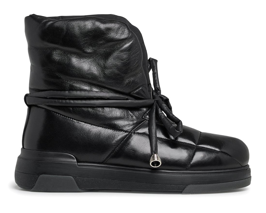 Черные кожаные полуботинки - Main image