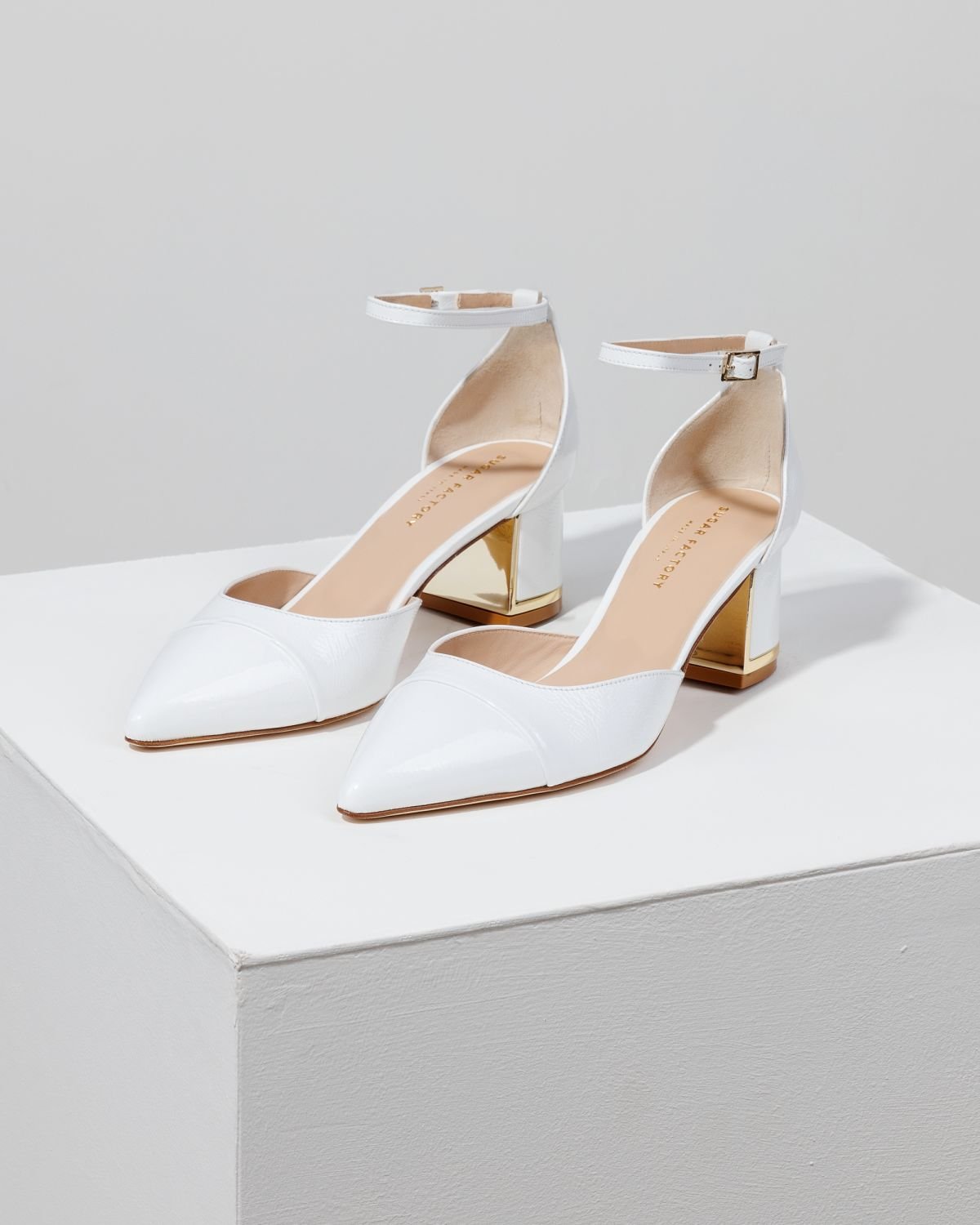 Белые кожаные туфли - Image 3 of 7