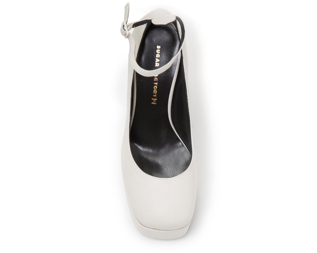 Белые кожаные туфли - Image 4 of 5