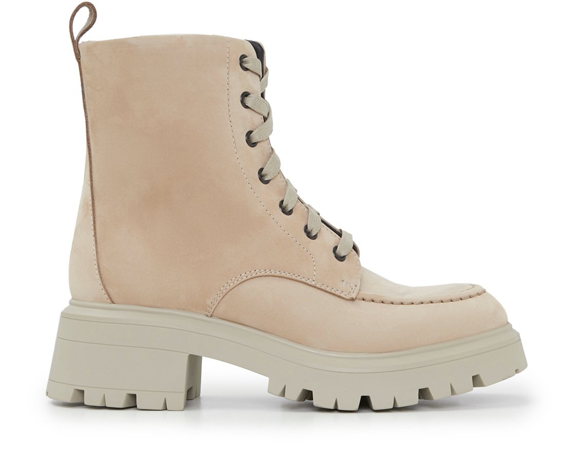 Бежевые замшевые ботинки - Main image