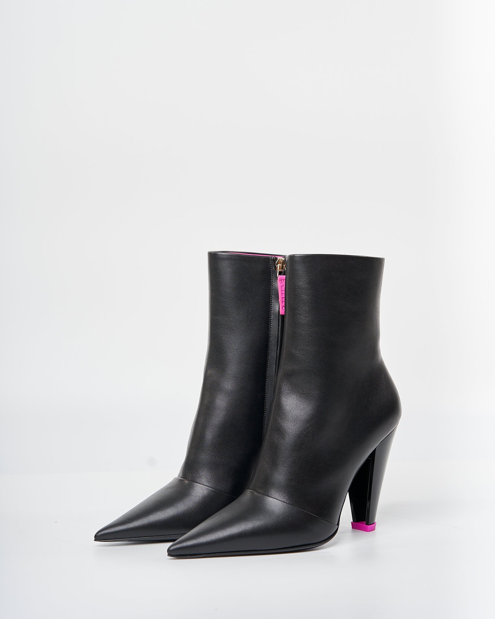 Черные кожаные ботильоны - Image 4 of 6