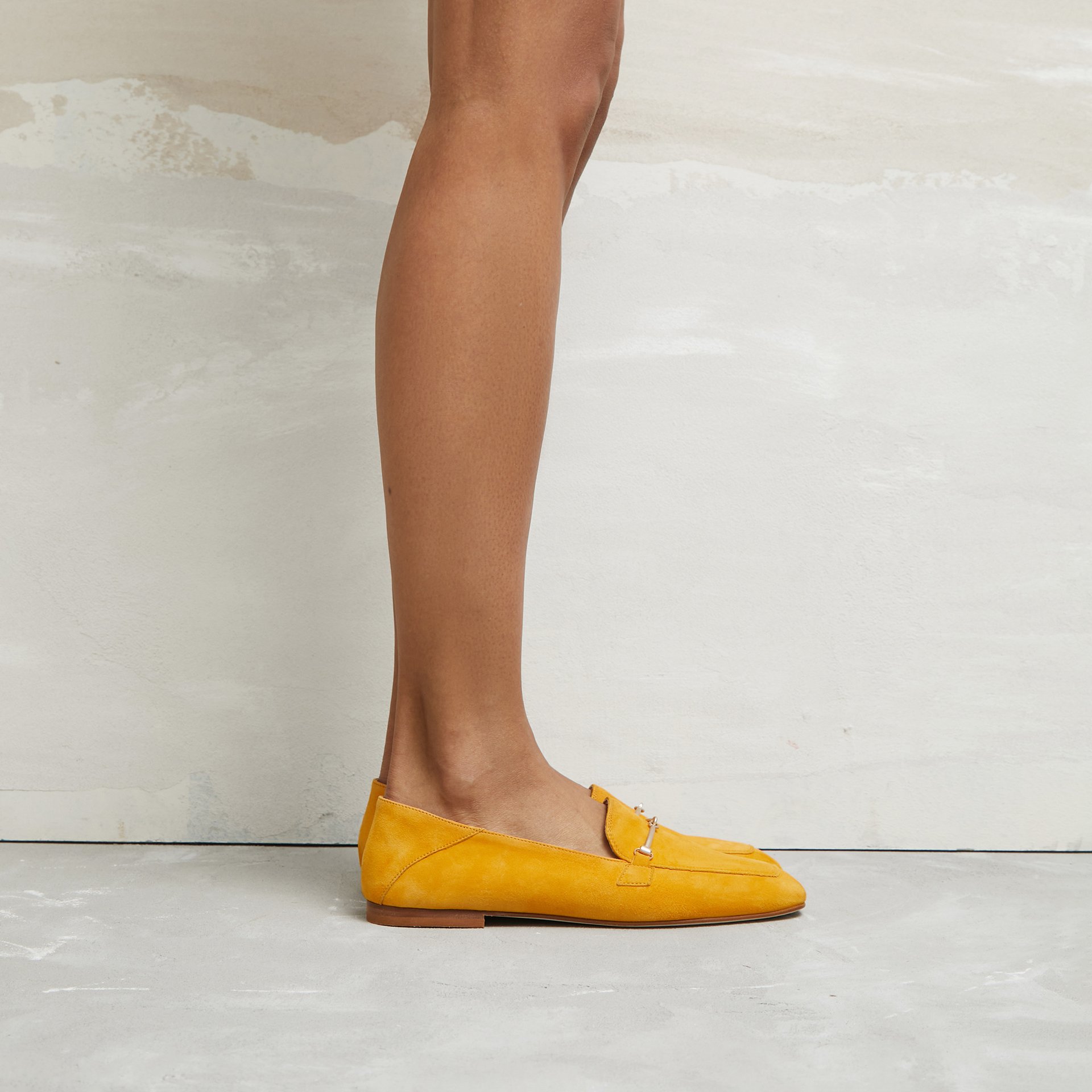 Желтые замшевые лоферы - Image 4 of 5